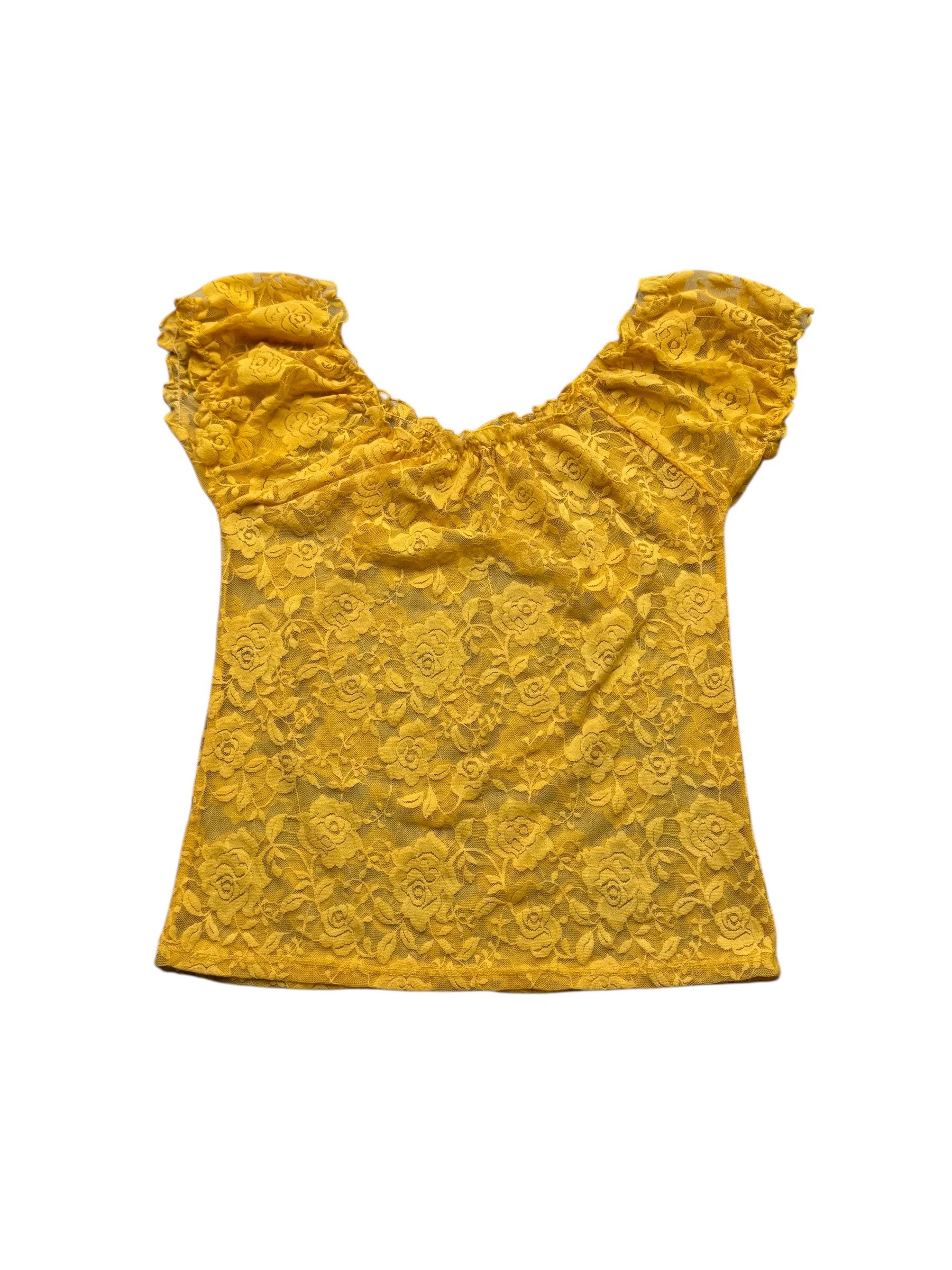 Vintage Vintage Mesh Tank Top M589D15(E95)(V92) Size XS / US 0-2 / IT 36-38 - 1 Thumbnail