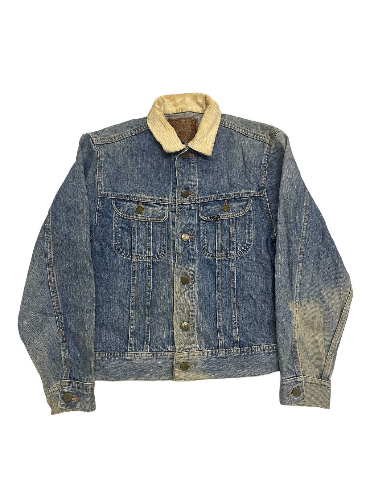 Japanese Brand GENUINE VINTAGE GOA DISTRESS FASHION DENIM JACKET