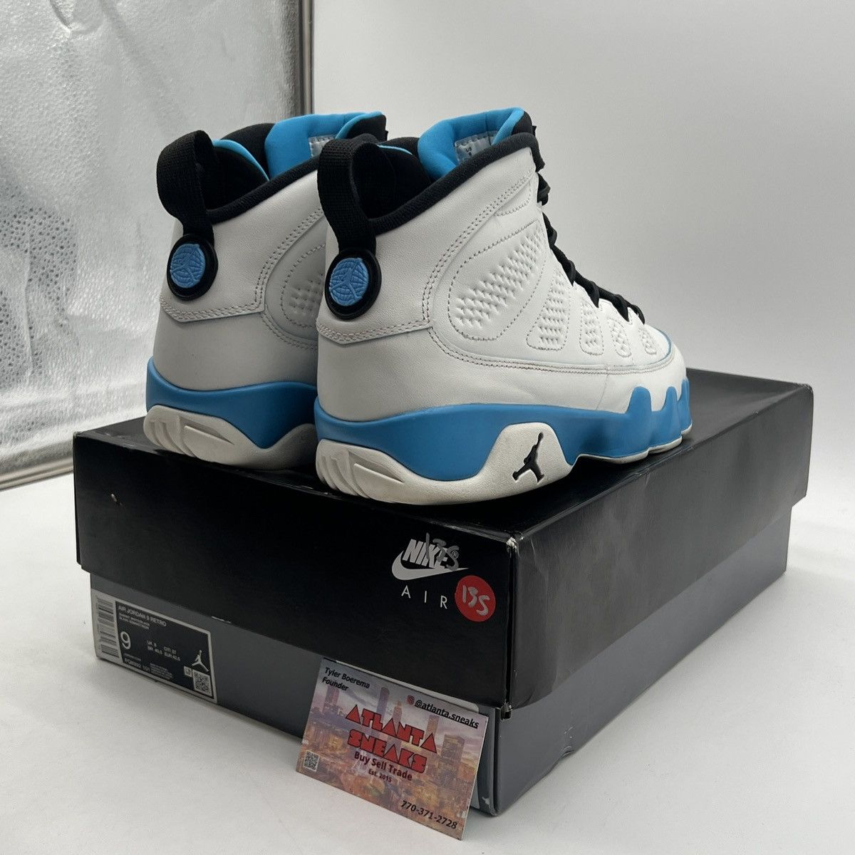 Jordan Brand Air Jordan 9 powder blue Size US 9 / EU 42 - 5 Thumbnail