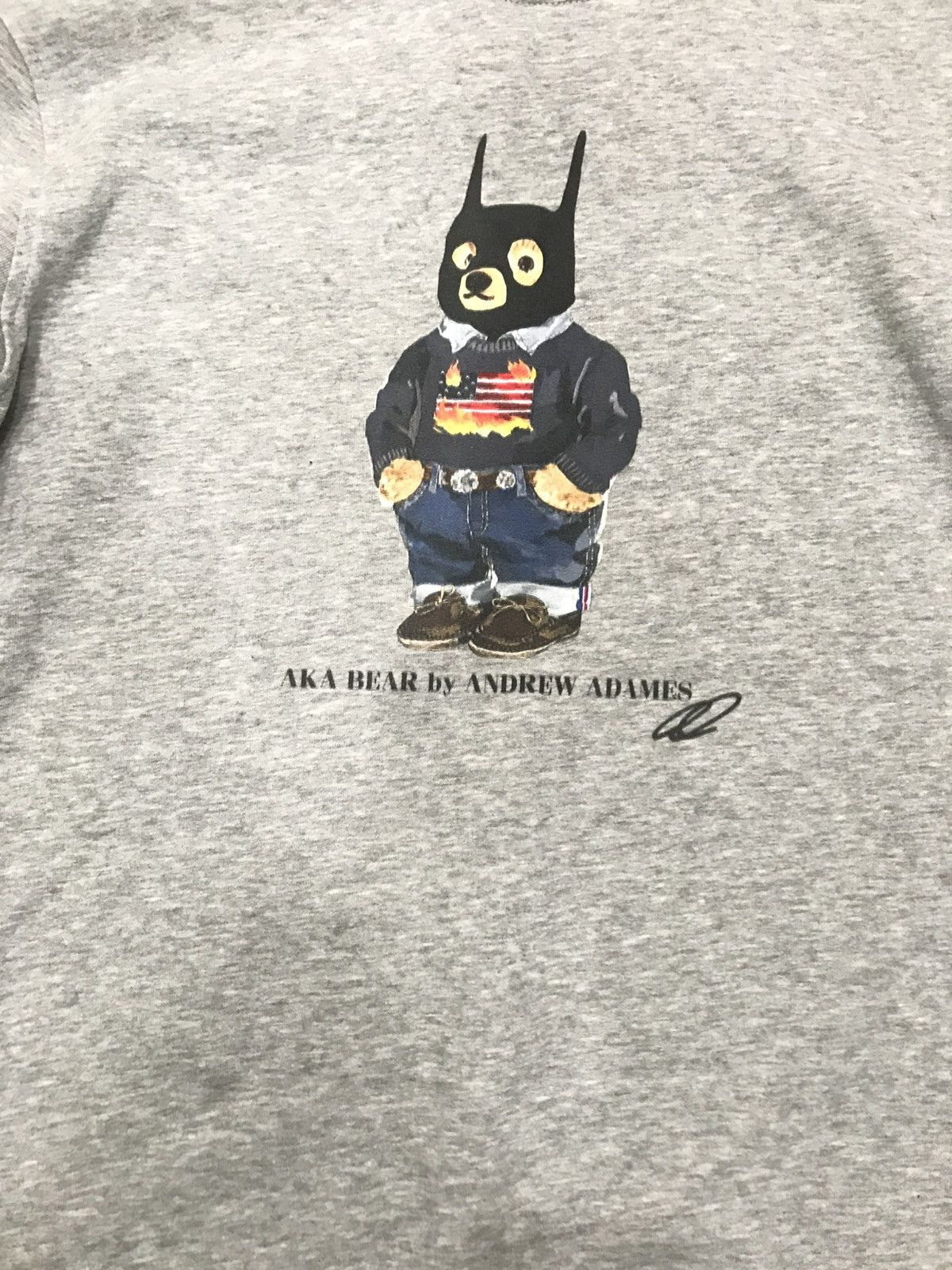Vintage Aka Bear Bat sweatshirt Size US L / EU 52-54 / 3 - 3 Thumbnail