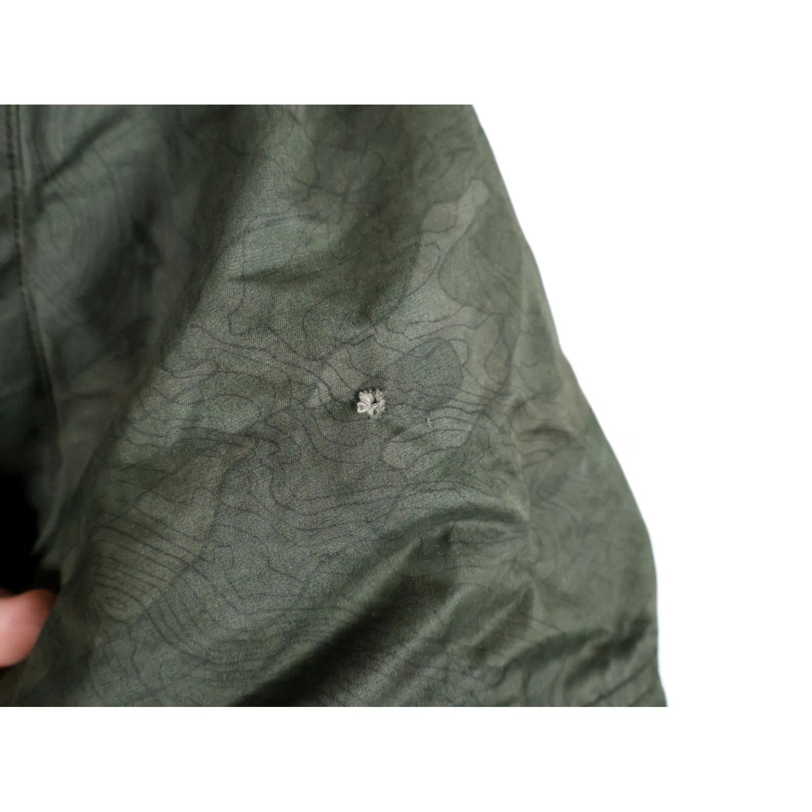 Vintage Kuhl Projekt Jacket Women's Large Green Sherpa Lined Zip Up Hooded Military Jacket Size L / US 10 / IT 46 - 4 Thumbnail