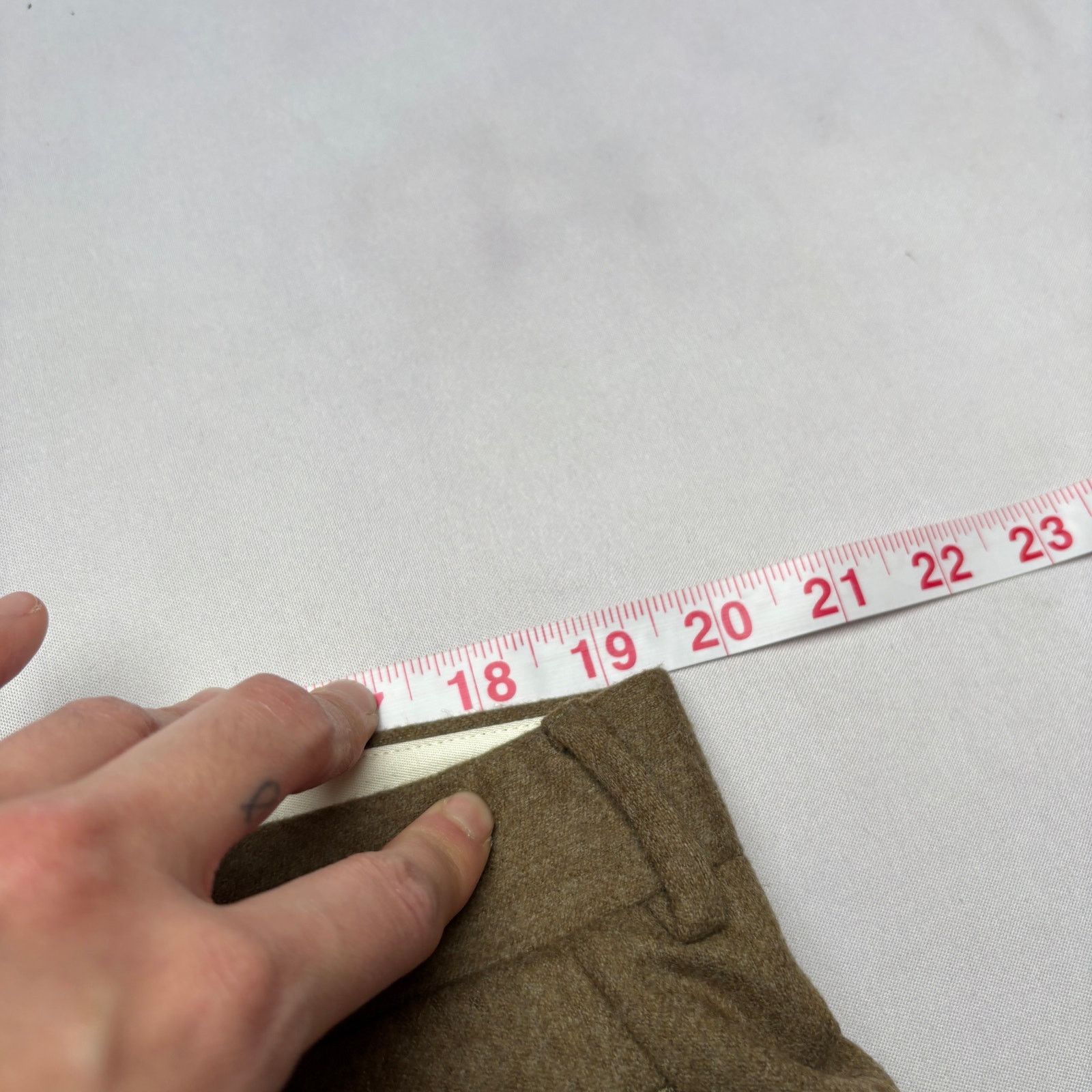 Polo Ralph Lauren × Vintage Vintage Polo Ralph Lauren Wool Cashmere Pleated Pants 38x28 Size US 38 / EU 54 - 5 Thumbnail