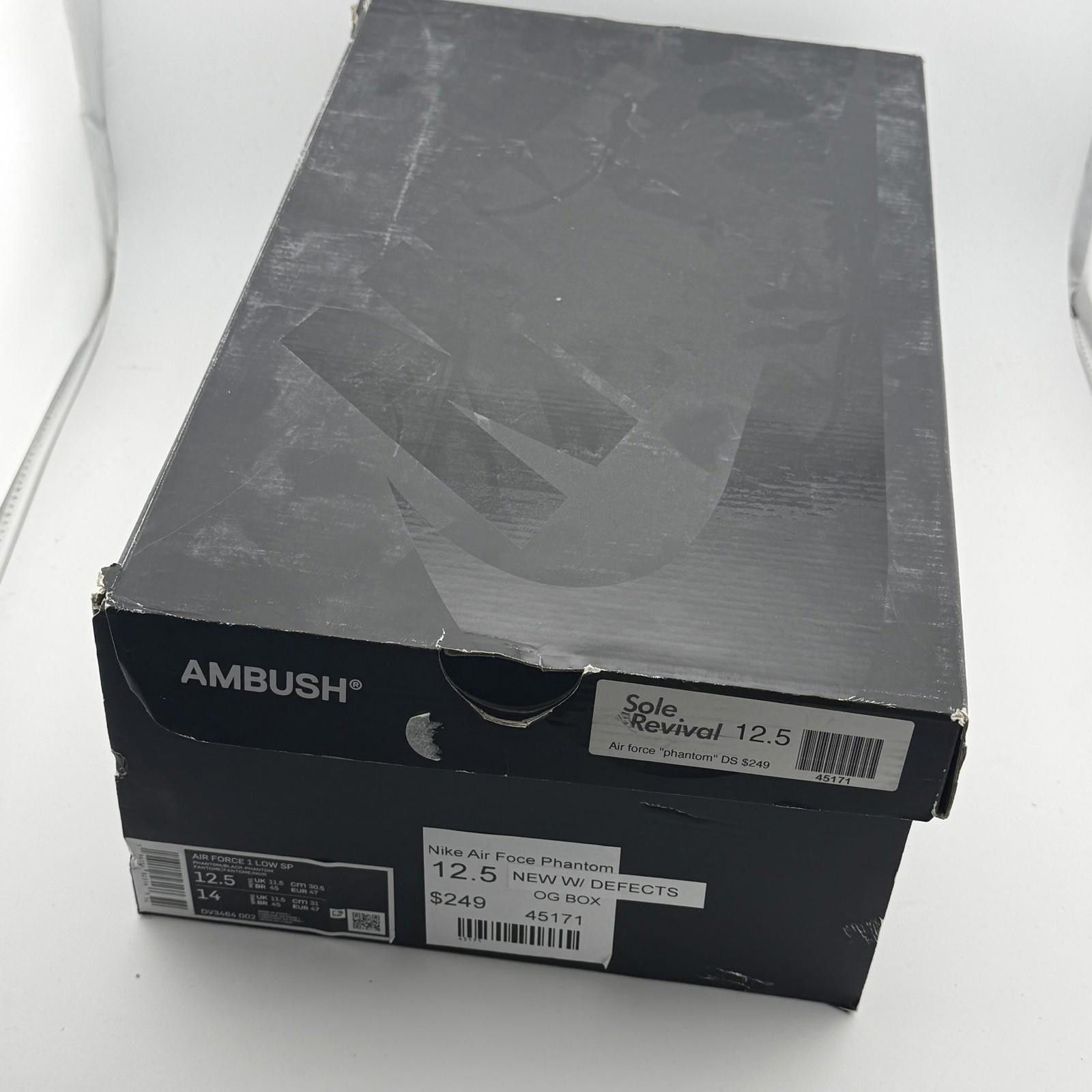 Nike Nike Air Force 1 Low SP Phantom/Black-Phantom US 12.5 New Size US 12.5 / EU 45-46 - 9 Thumbnail