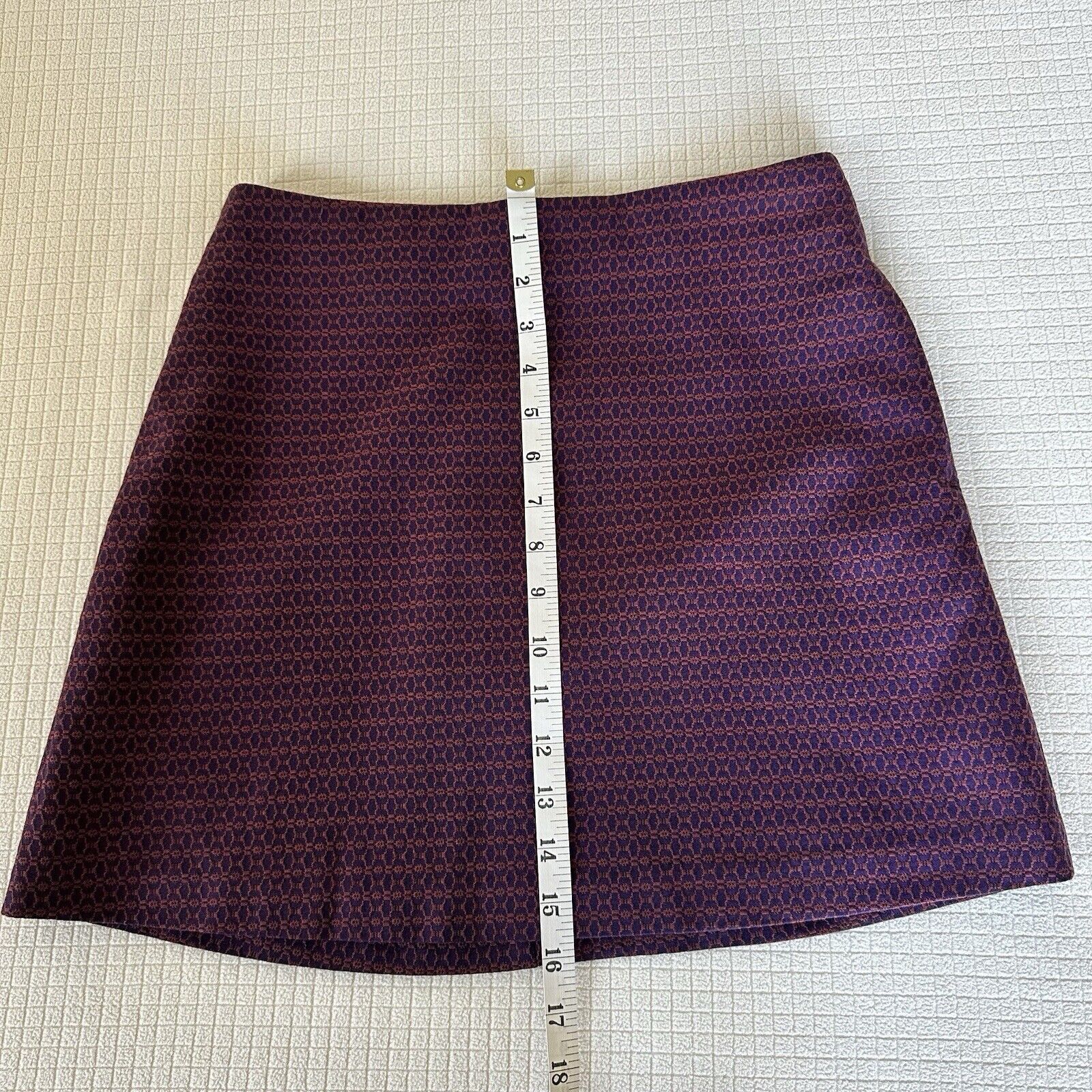 Aritzia Aritzia Wilfred A Line Mini Skirt Purple Burgundy Size 8 Size 28" / US 6 / IT 42 - 5 Thumbnail