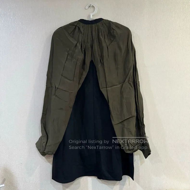Loewe Loewe Dark Green Cloak with Black Lining Size XS / US 0-2 / IT 36-38 - 2 Thumbnail