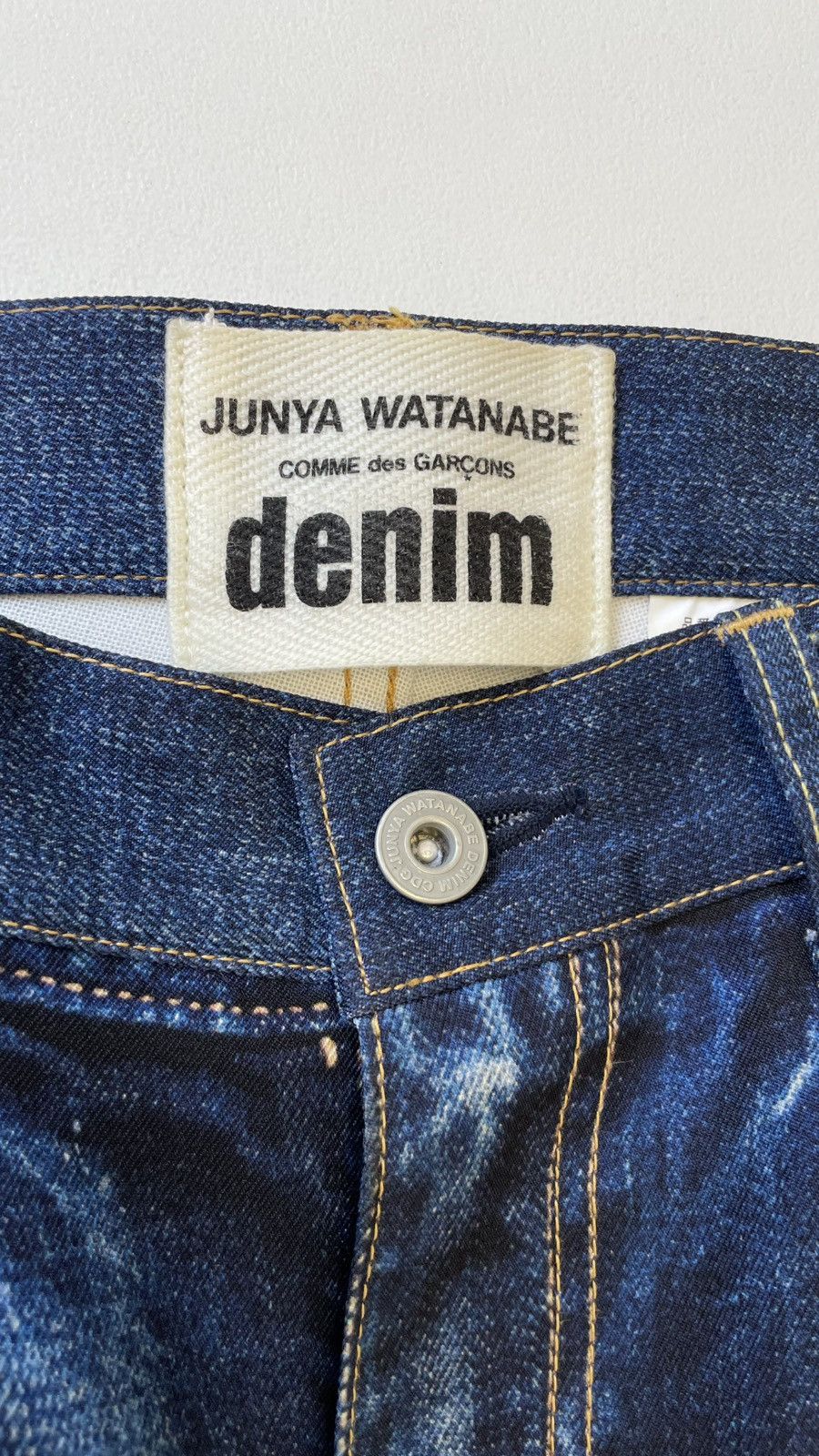 Junya Watanabe S/S ‘Trompe L'oeil’ Denim Printed Jeans Size US 30 / EU 46 - 7 Thumbnail