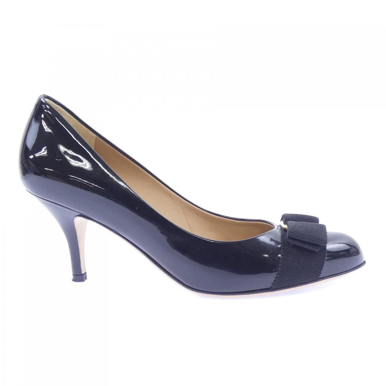 Salvatore Ferragamo Salvatore Ferragamo Salvatore Ferragamo Leather Pumps Leather Shoes DUTY FREE for USA Size ONE SIZE - 1 Thumbnail