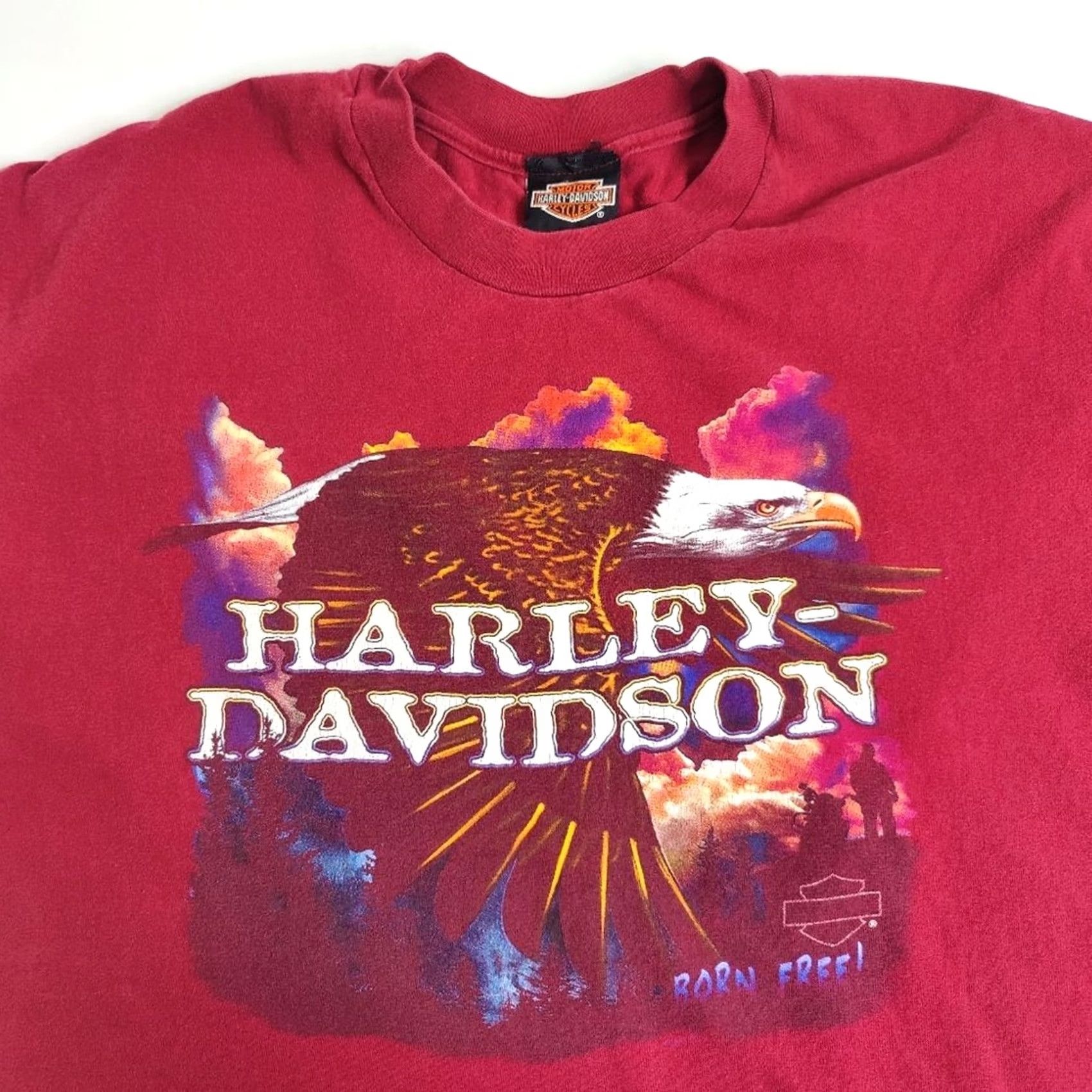 Harley Davidson VINTAGE Harley-Davidson Myrtle Beach Shirt Red Eagle Born Free L Shirt Mens Red Eagle Born Free Myrtle Beach Shirt Harley-Davidson L Shirt Mens Size US L / EU 52-54 / 3 - 6 Thumbnail