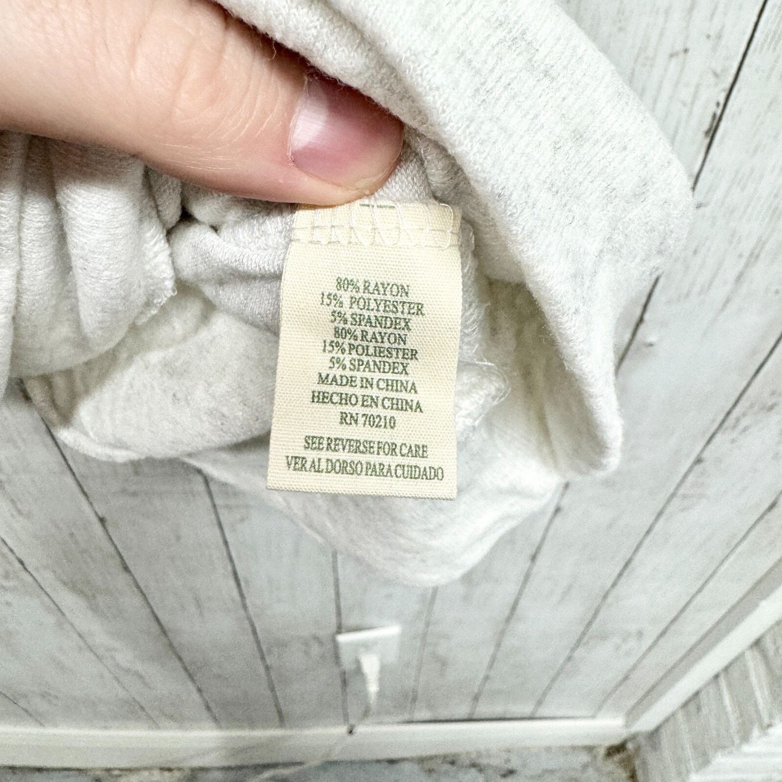 Other La Crera Sweater Medium Gray White Crewneck Long Sleeve Size M / US 6-8 / IT 42-44 - 3 Thumbnail