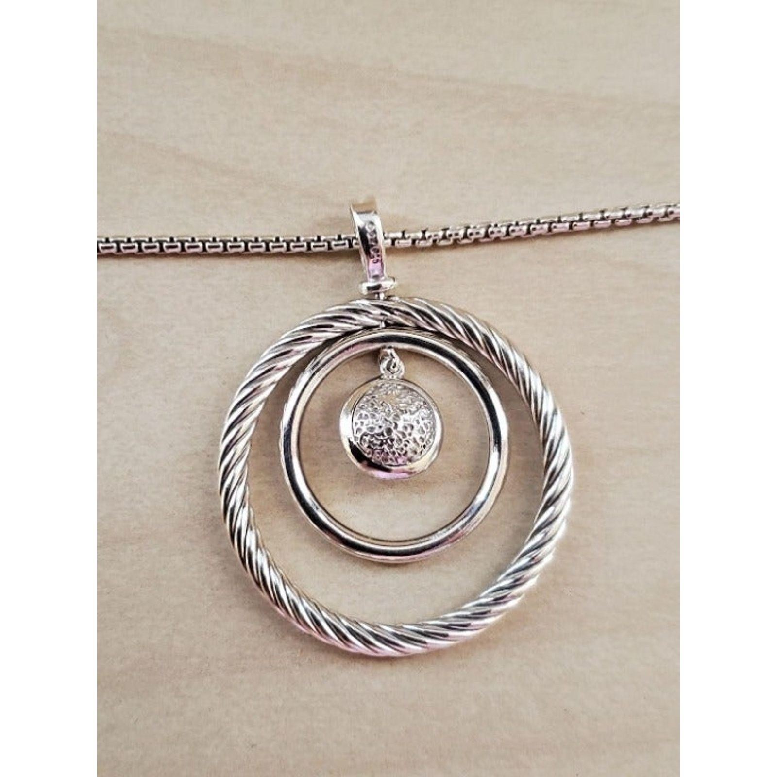 David Yurman David Yurman Black Diamonds Sterling Silver Necklace 925 Size ONE SIZE - 5 Thumbnail