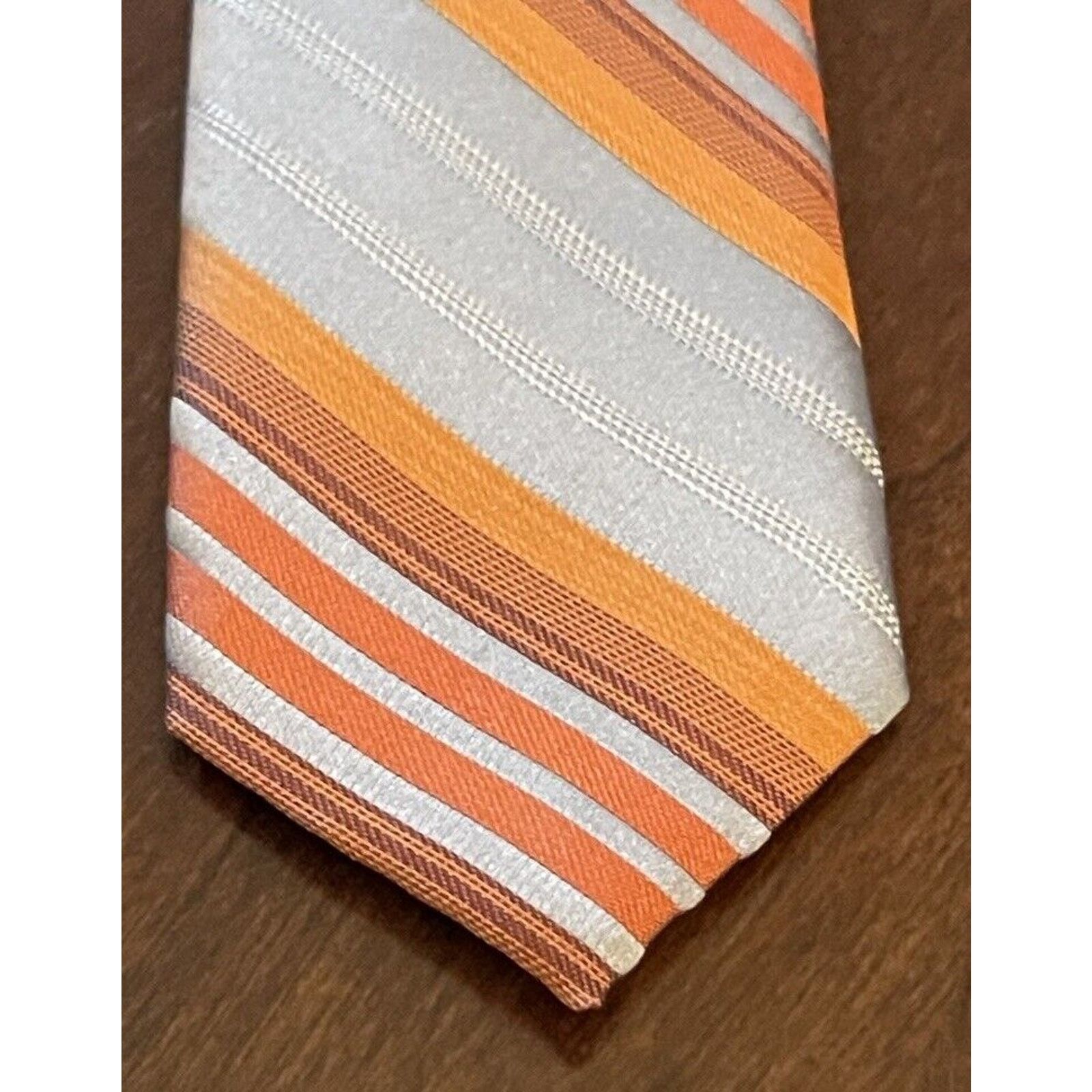 Apt. 9 Apt. 9 Orange Gray Hand Made 100% Polyester Made In China Size ONE SIZE - 6 Thumbnail