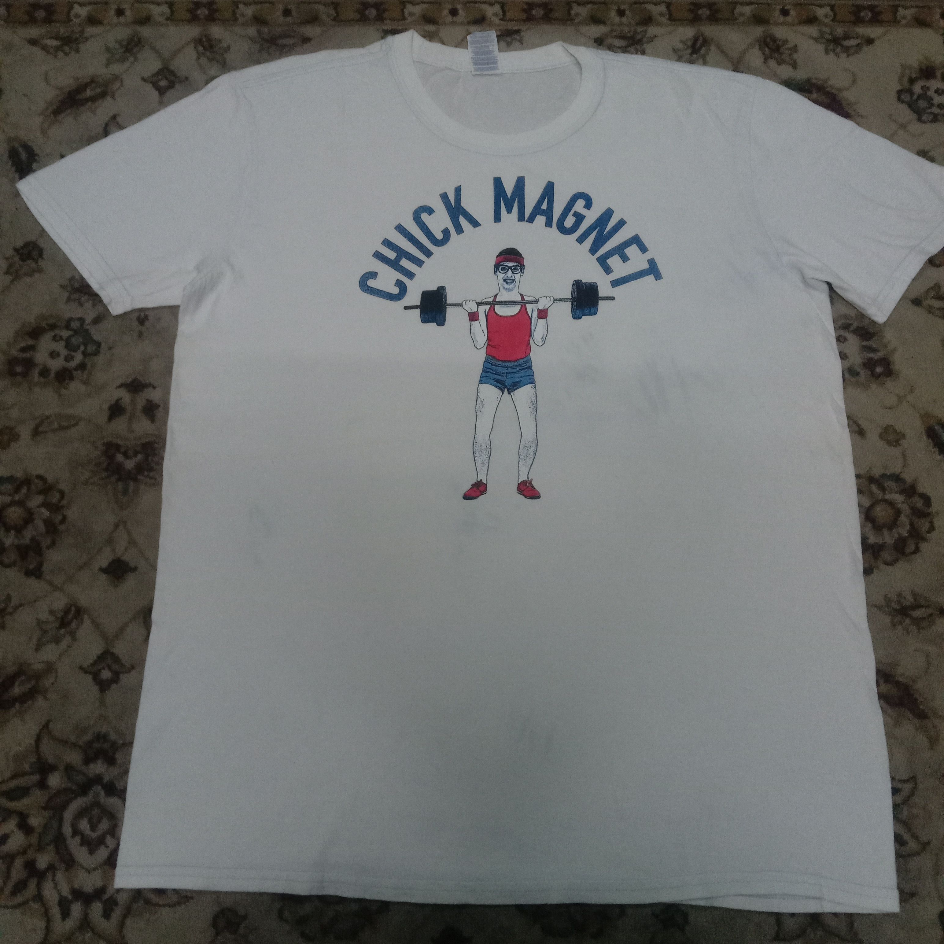 Gildan Rare tshirt Chick Magnet movie promo blrach Tee Comedy Size US L / EU 52-54 / 3 - 2 Thumbnail
