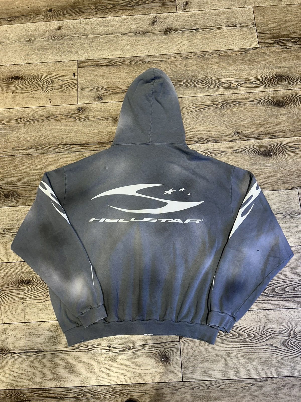 HELLSTAR Hellstar HStar Zip Up Hoodie Size US XXL / EU 58 / 5 - 2 Thumbnail