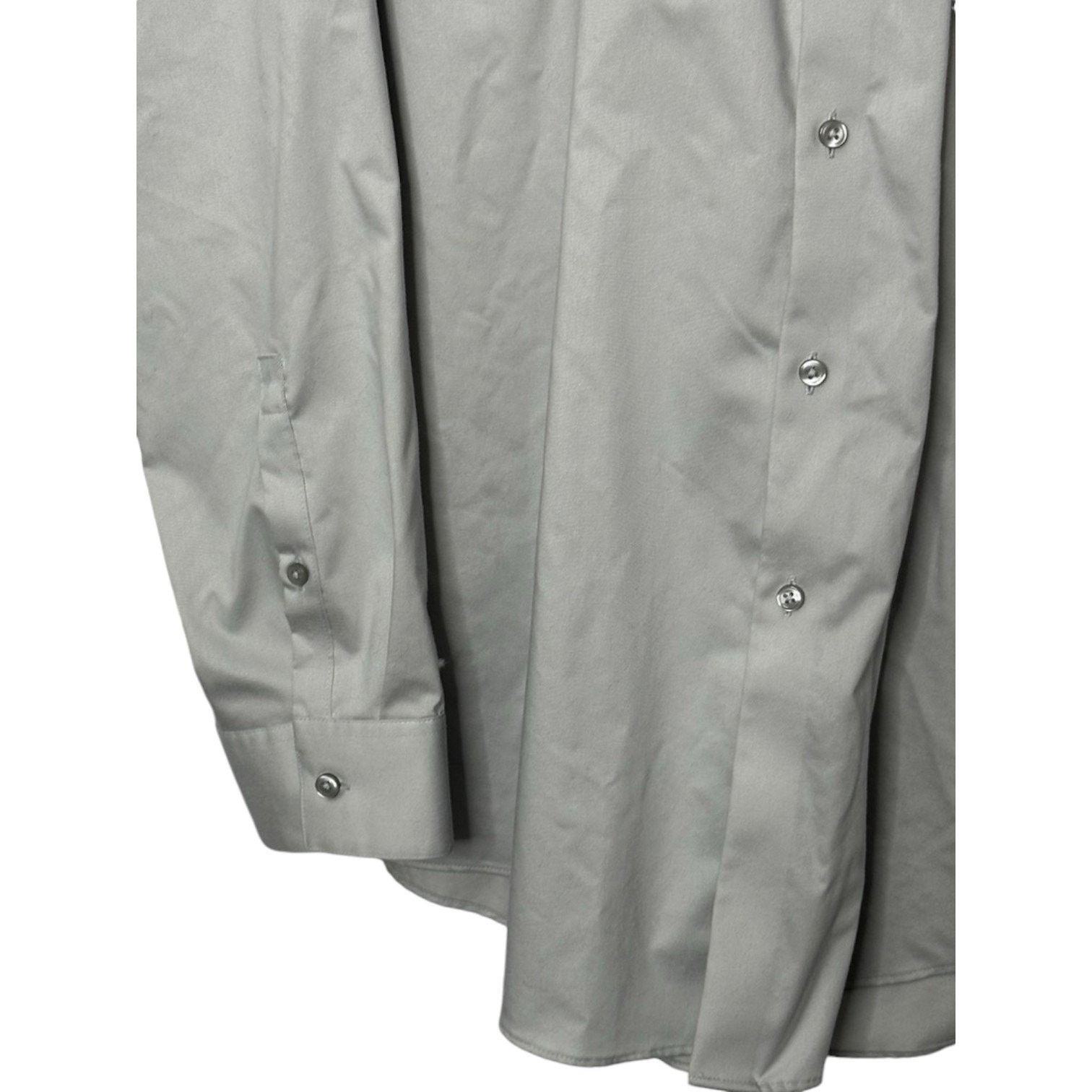 Calvin Klein Calvin Klein Gray Infinite Wrinkle Free Slim Fit Men's 3XL Size US XXL / EU 58 / 5 - 3 Thumbnail