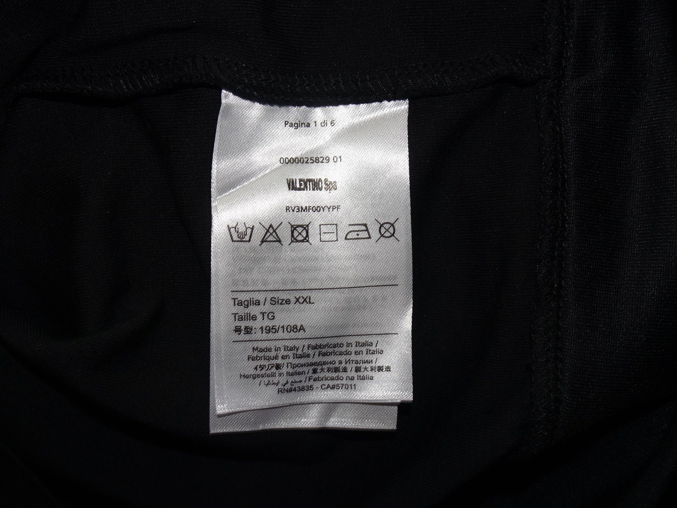 Valentino VALENTINO VLTN LOGO TRACK JACKET Size US XXL / EU 58 / 5 - 5 Thumbnail