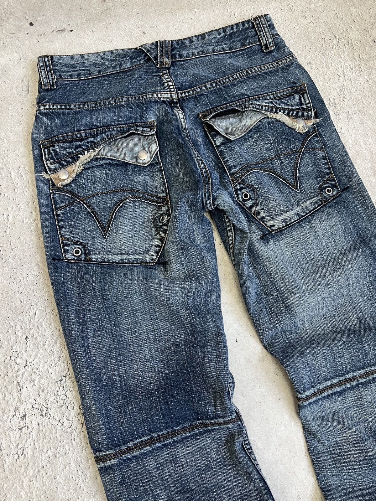 Junya Watanabe Junya watanbe style denim boot cut denim jeans y2k Size US 29 - 8 Thumbnail