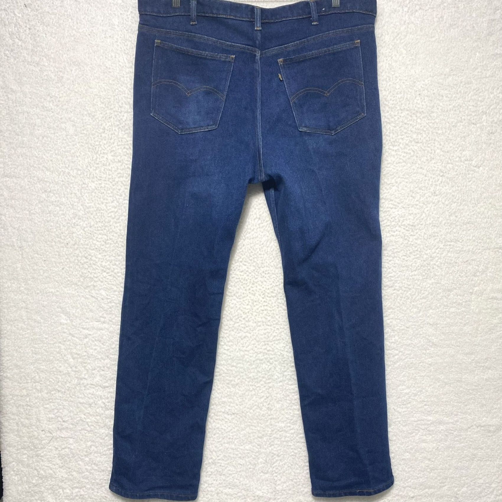 Levi's VINTAGE Levi's Jeans With A Skosh More Room Mens 40x31 Denim Blue 1980s USA Cotton Levi's Mens Jeans Size US 40 / EU 56 - 5 Thumbnail