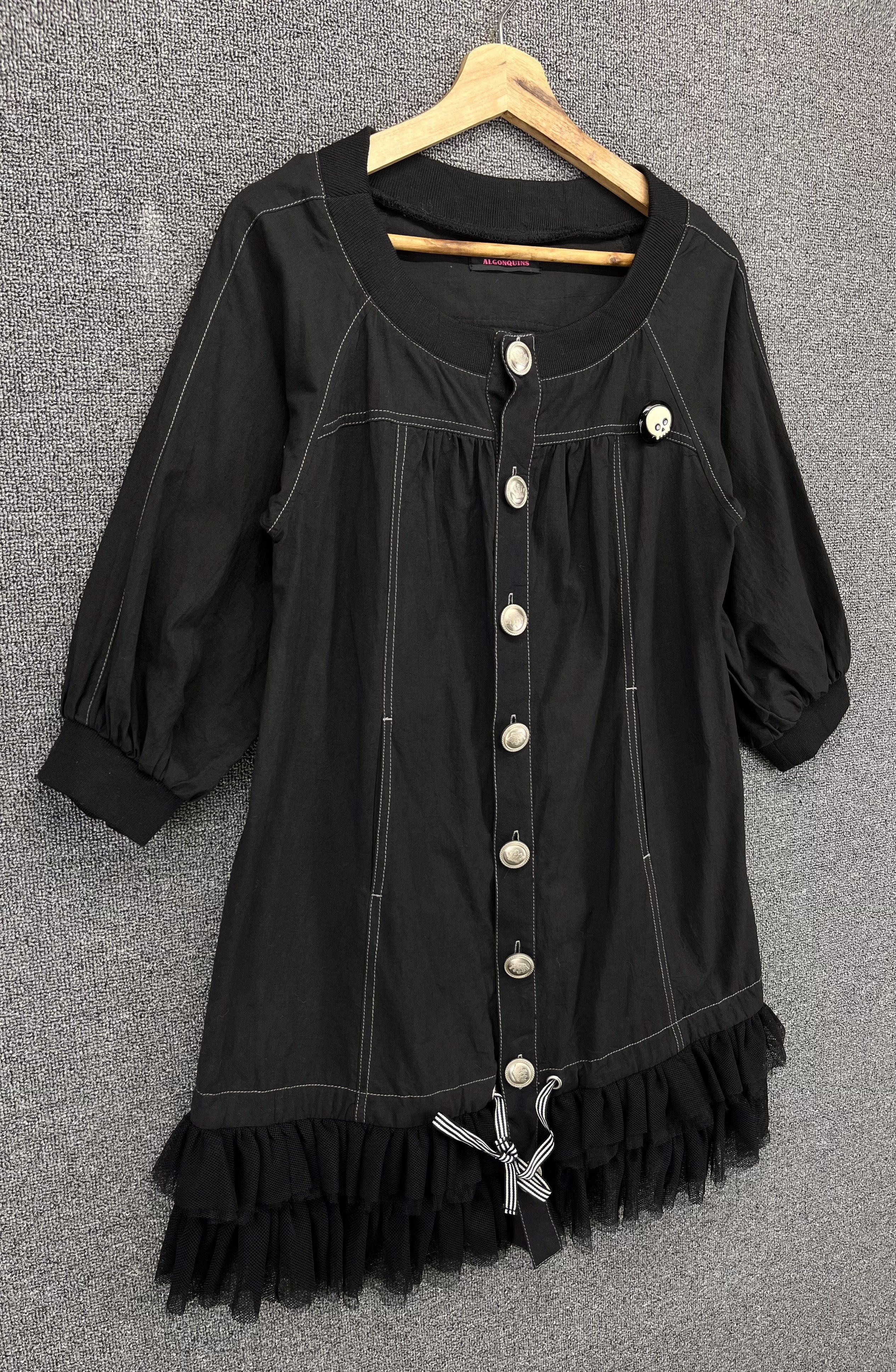 Japanese Brand Vintage Algonquins Rare Button Up Punk Blouse Cardigan Size S / US 4 / IT 40 - 2 Thumbnail