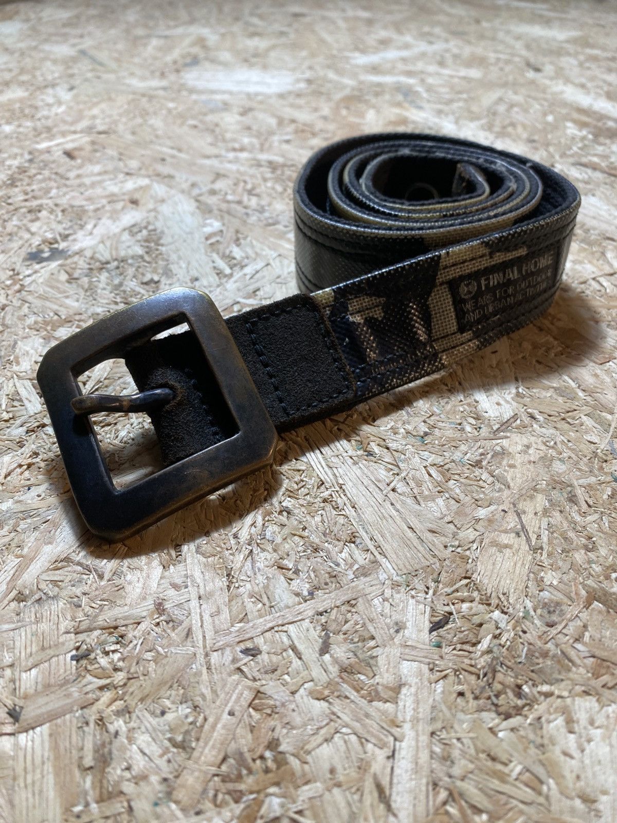 Final Home Vintage Final Home Camouflage Canvas Belt Size ONE SIZE - 1 Thumbnail