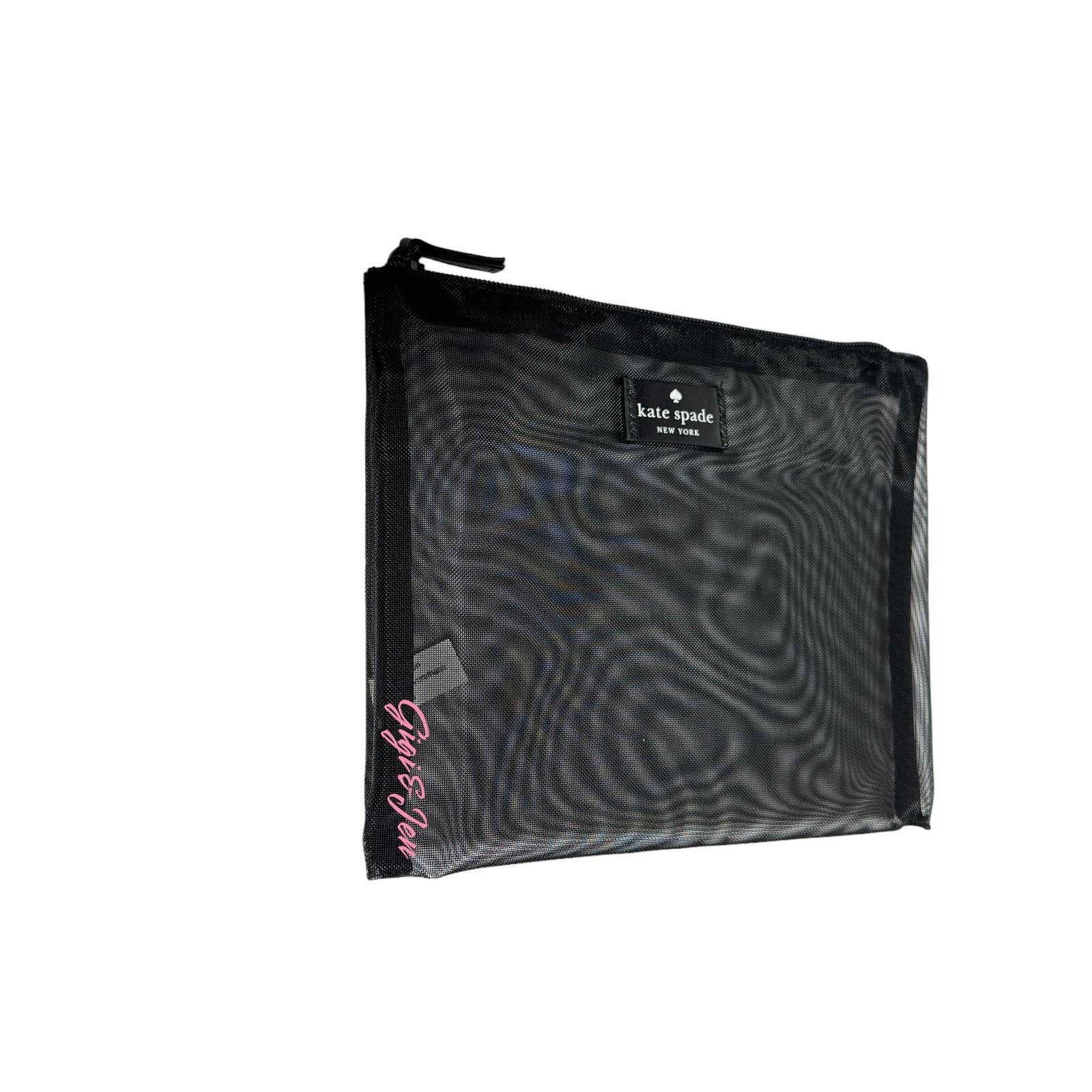 Kate Spade Kate Spade mesh black pouch New Size ONE SIZE - 4 Thumbnail