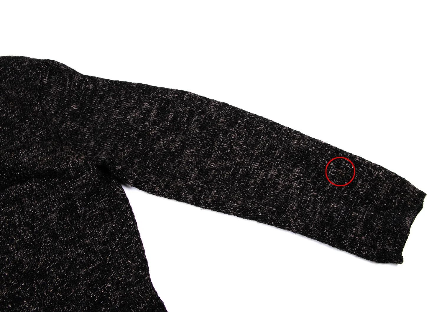 Yohji Yamamoto Yohji Yamamoto Wool Knit Jacket Charcoal Black M Size US M / EU 48-50 / 2 - 5 Thumbnail
