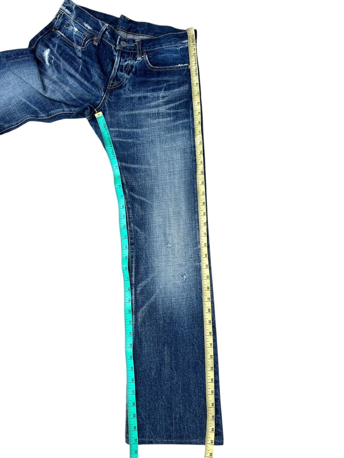 Eternal Vintage Eternal Japan Distressed Denim Flare Jeans Size US 28 / EU 44 - 6 Thumbnail