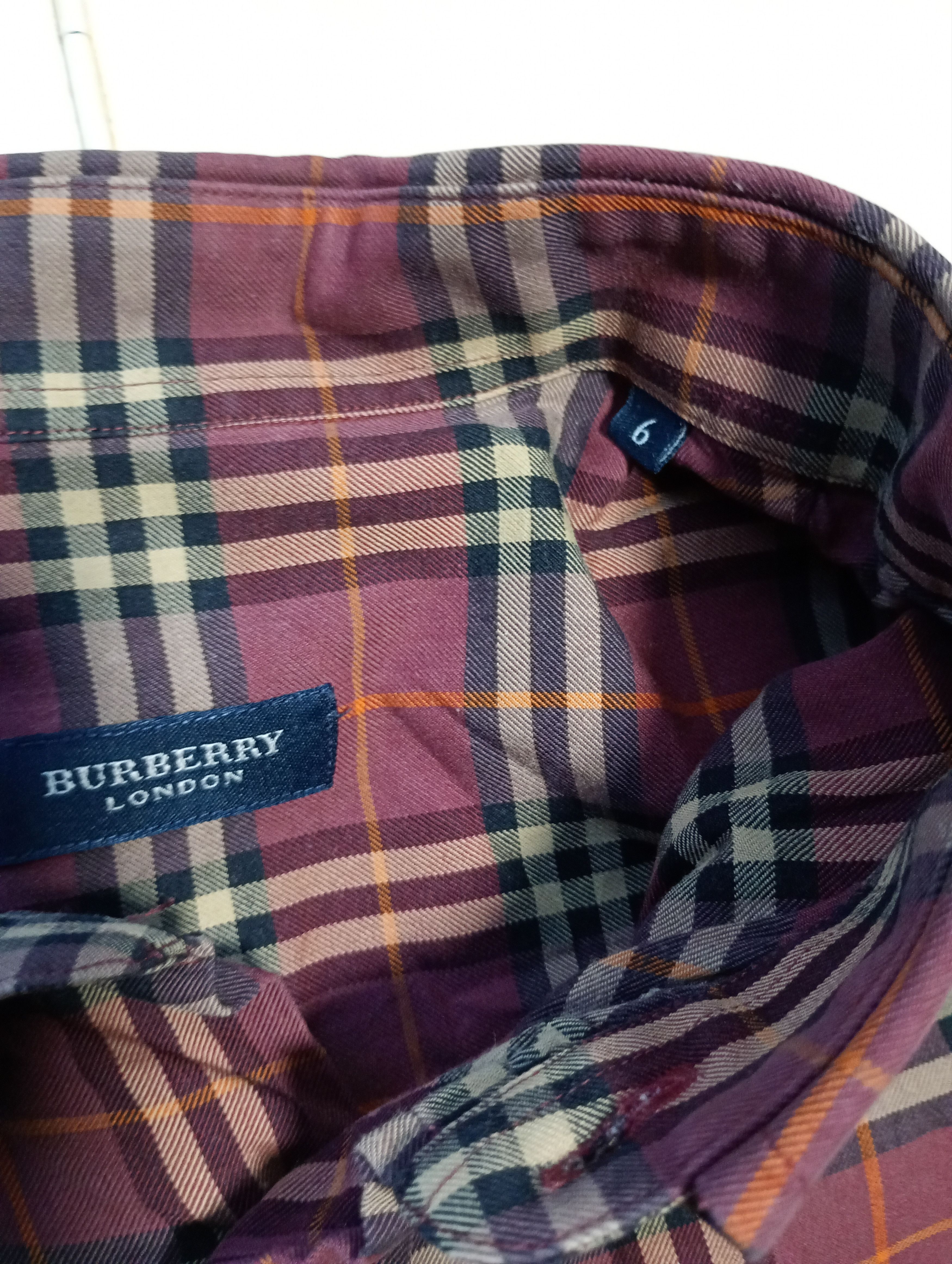 Burberry × Designer Burberry Checkered Shirt Vintage Size 6 Size US XXL / EU 58 / 5 - 8 Thumbnail
