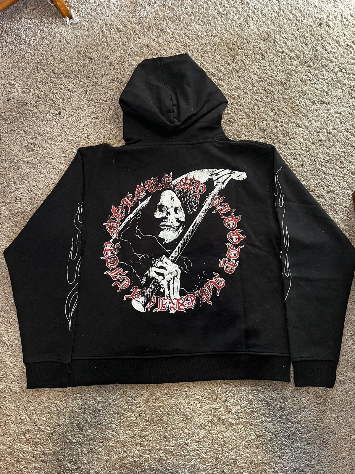 Revenge fashion Reaper Black Hoodie