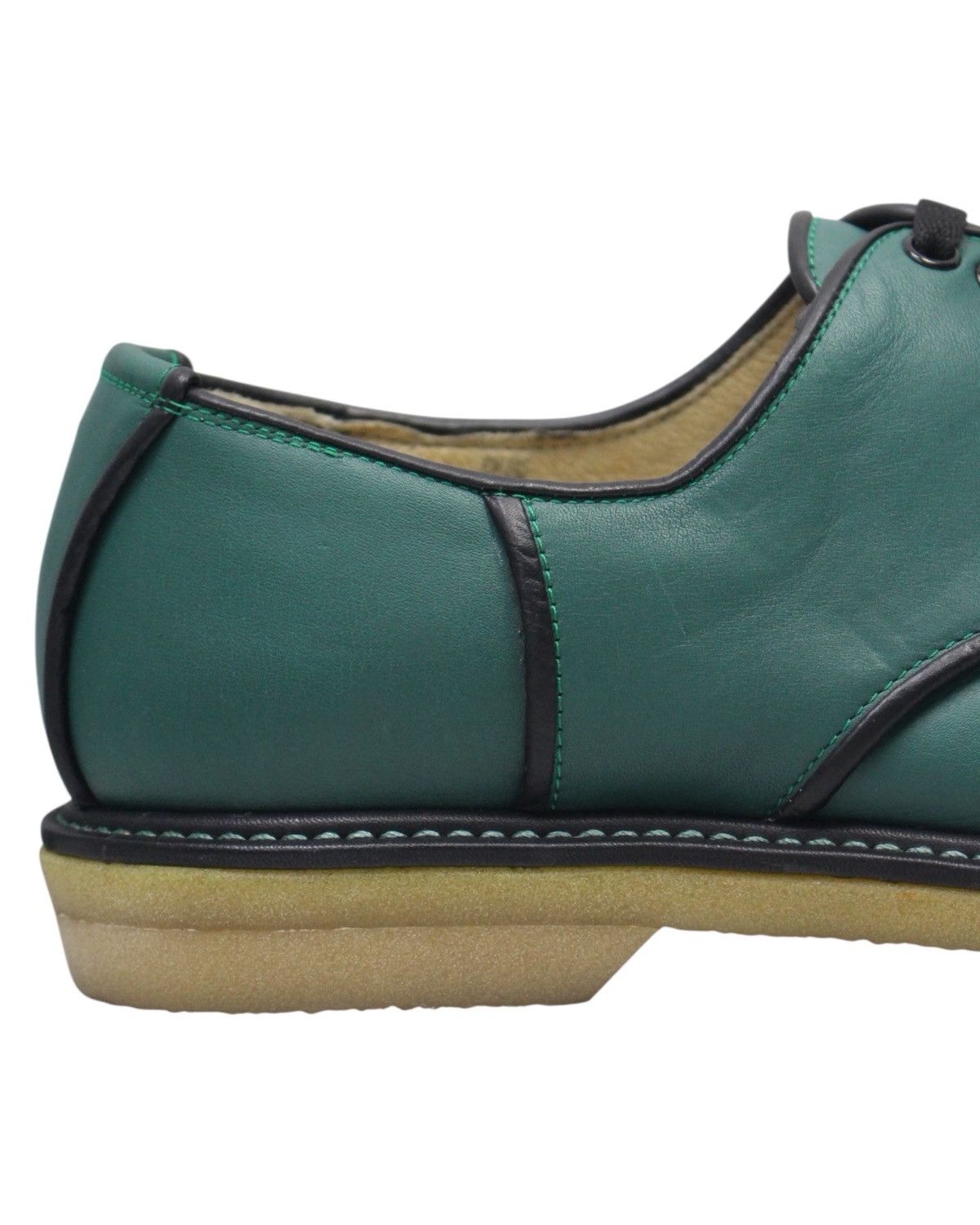 Vintage 2000S PASHU CLIP JAPAN GREEN DERBY SHOES WITH GUM SOLE Size US 7 / EU 40 - 11 Thumbnail