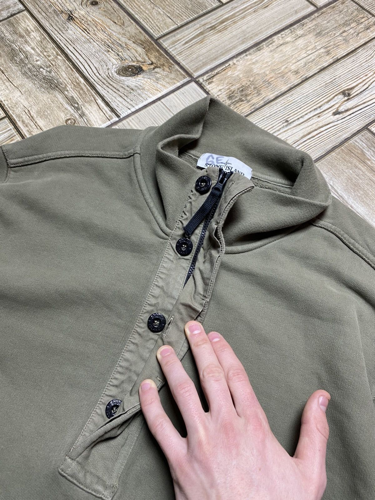 Stone Island Stone island 1/4 zip sweatshirt mens XXL-Xl Size US XXL / EU 58 / 5 - 5 Thumbnail