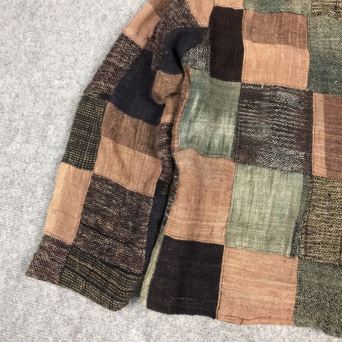 Japanese Brand BORO PATCHWORK JAPAN STYLE BUTTON WOMNA JACKET Size S / US 4 / IT 40 - 5 Thumbnail
