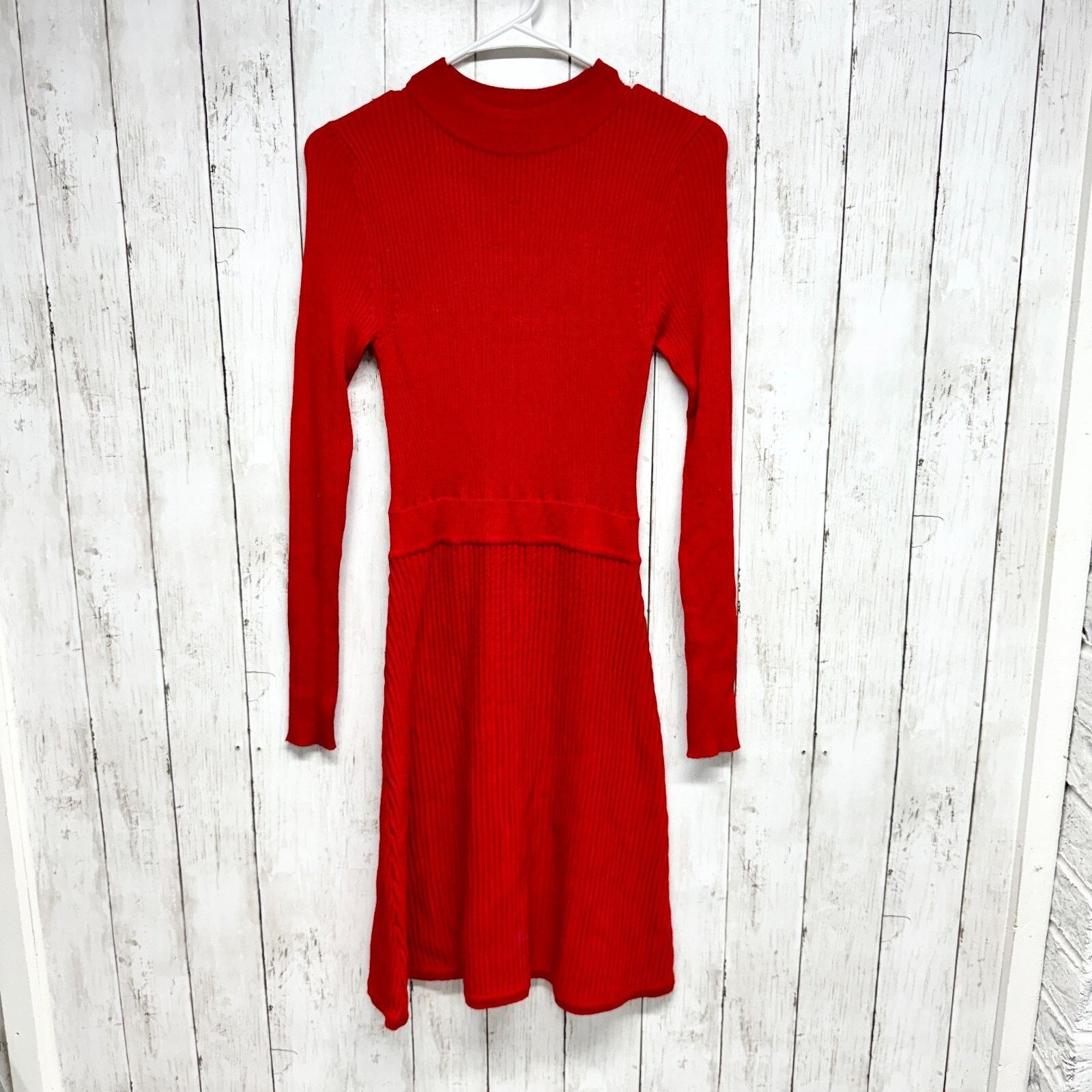 Other The Limited Dress Sz XS Long Sleeve Rib Tight Knit Sweater Size XS / US 0-2 / IT 36-38 - 1 Thumbnail