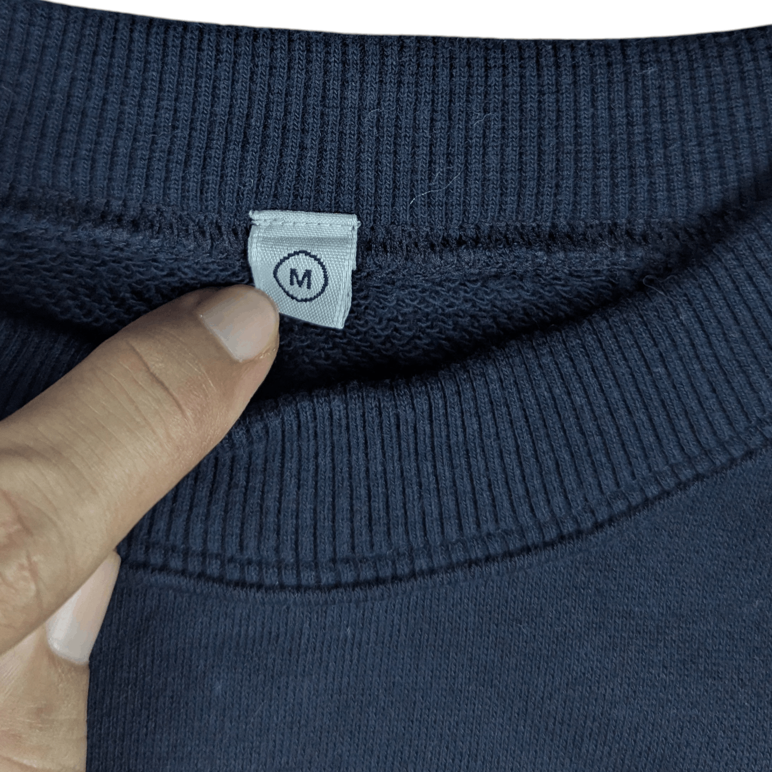 Uniqlo Vintage 90's UNIQLO Dark Blue Plain Sweatshirts Jumper Size US M / EU 48-50 / 2 - 8 Thumbnail