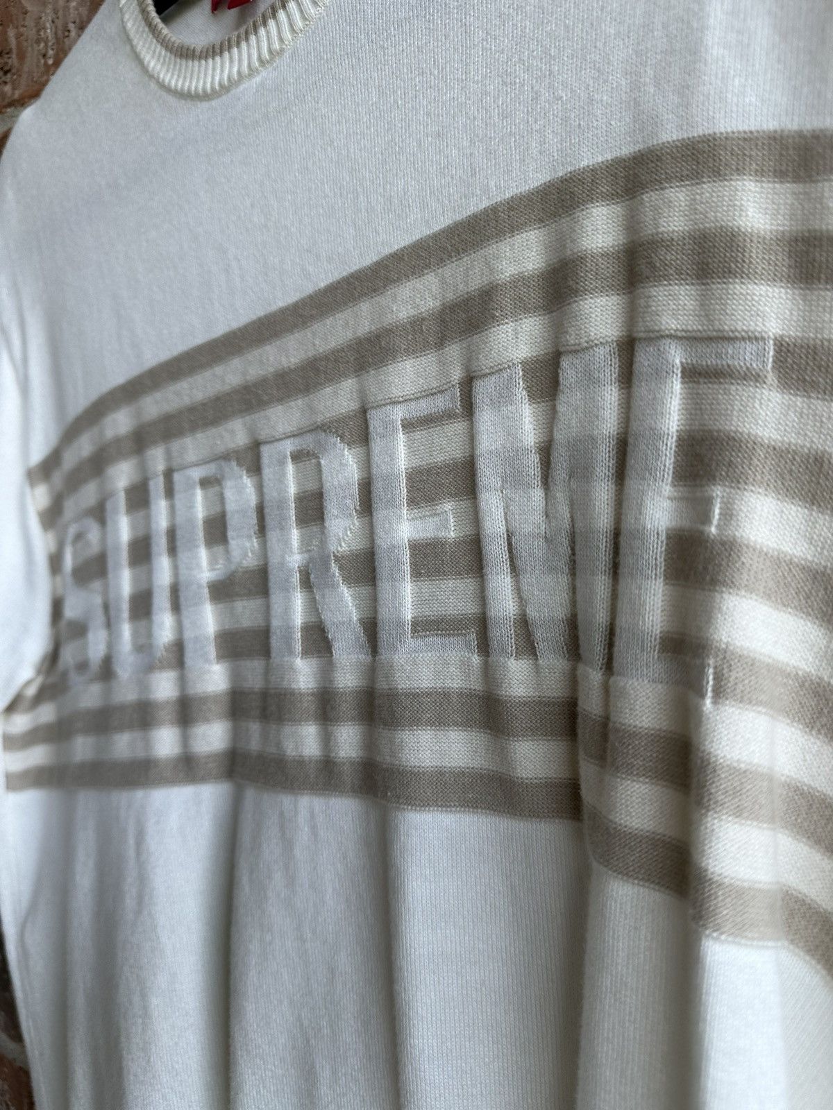 Supreme Supreme Chest Stripe Sweater SS20 Size US M / EU 48-50 / 2 - 5 Thumbnail
