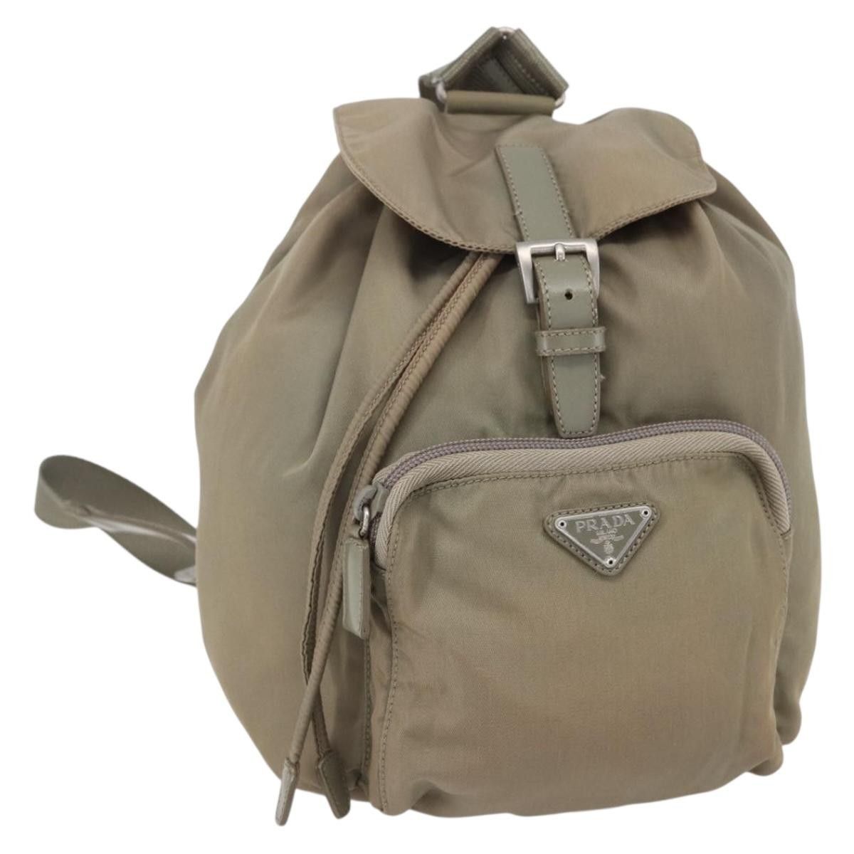 Prada Prada Front Pocket Buckle Backpack Nylon Size ONE SIZE - 1 Thumbnail