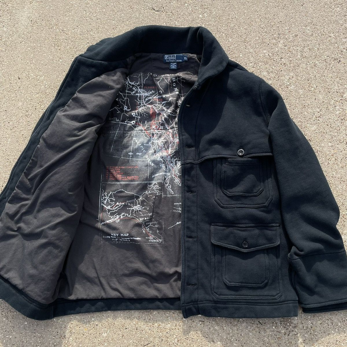 Polo Ralph Lauren × Vintage Vintage Polo Ralph Lauren Shawl Collar Hunting Jacket XL Size US XL / EU 56 / 4 - 2 Thumbnail