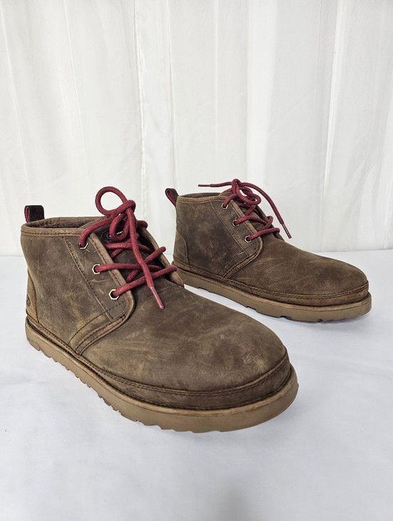 Ugg UGG Neumel Waterproof Leather Chukka Boots Grizzly Brown Size US 10 / EU 43 - 2 Thumbnail
