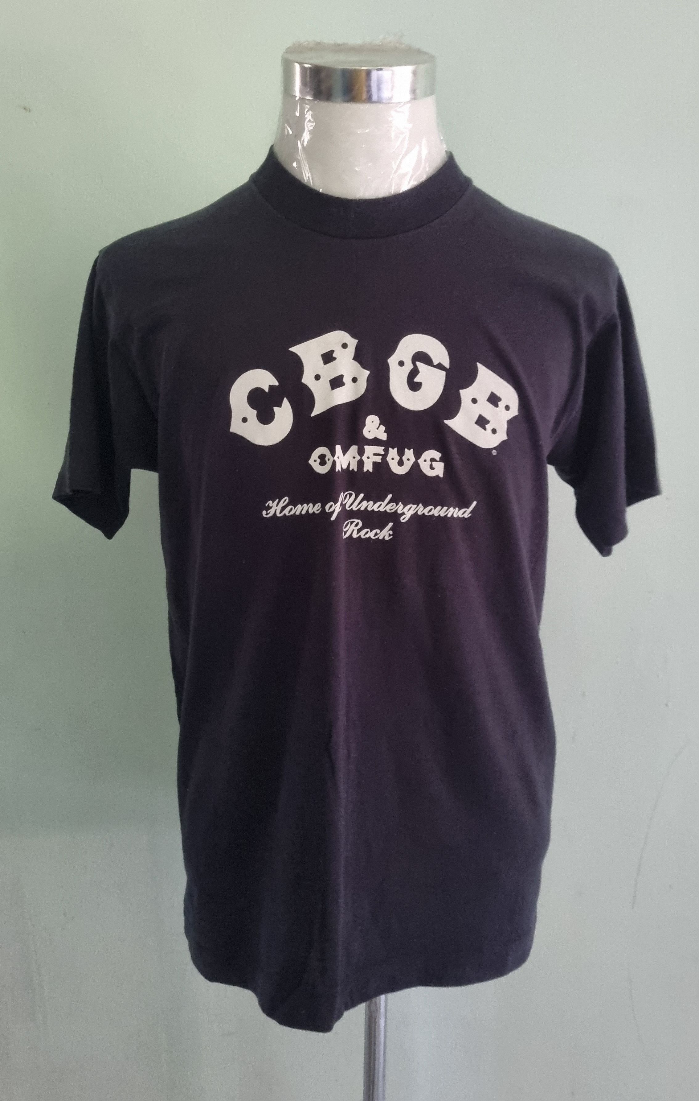Band Tees × Vintage Vintage CBGB OMFUG HOME Of Underground Rock T Shirt Size US L / EU 52-54 / 3 - 1 Thumbnail