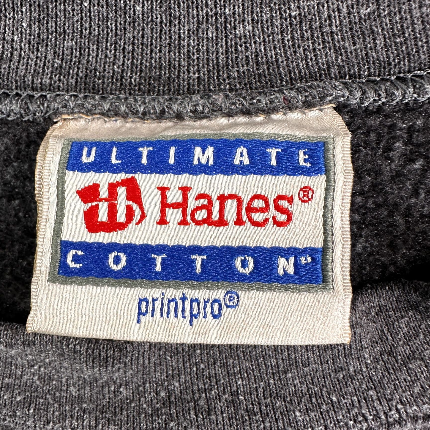 Hanes VINTAGE Hanes Sweatshirt Mens XL Gray Fleece Graphic Crewneck Muffin Monster 90s Size US XL / EU 56 / 4 - 3 Thumbnail