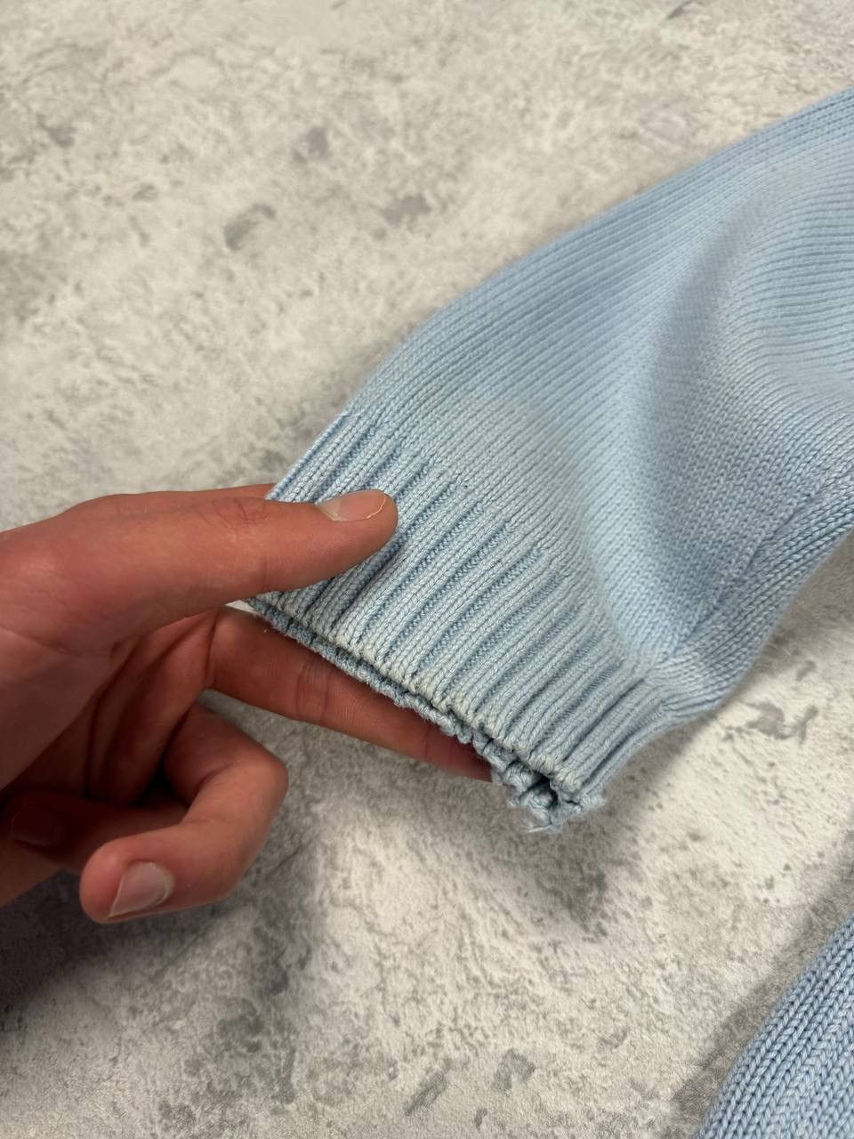 Yves Saint Laurent Vintage Yves Saint Laurent Y2K Blue Knit Sweater Size US L / EU 52-54 / 3 - 16 Thumbnail