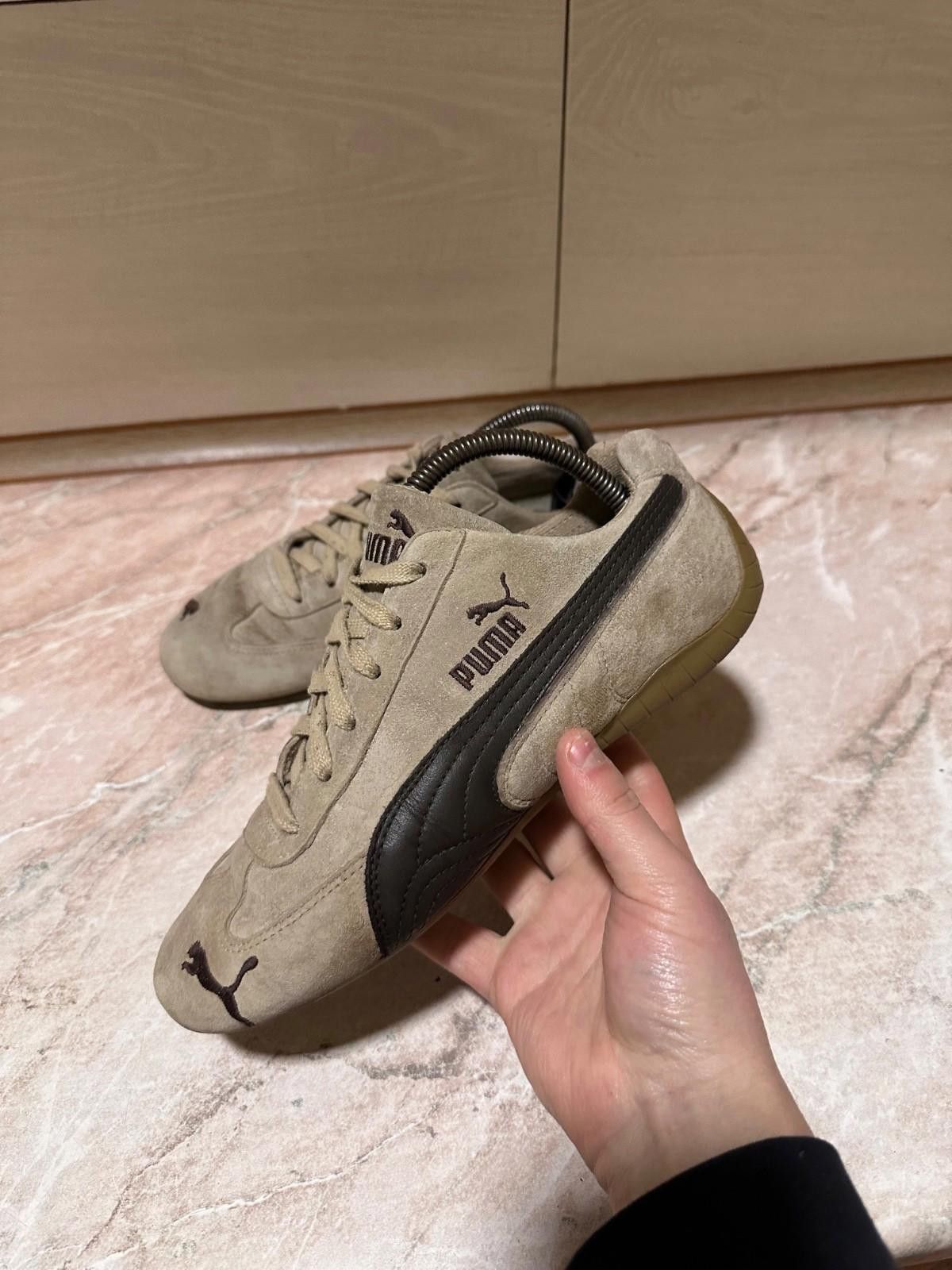 Puma Vintage Puma Speedcat Tan/Brown Suede Leather US7 EU39 Size US 7 / EU 40 - 4 Thumbnail