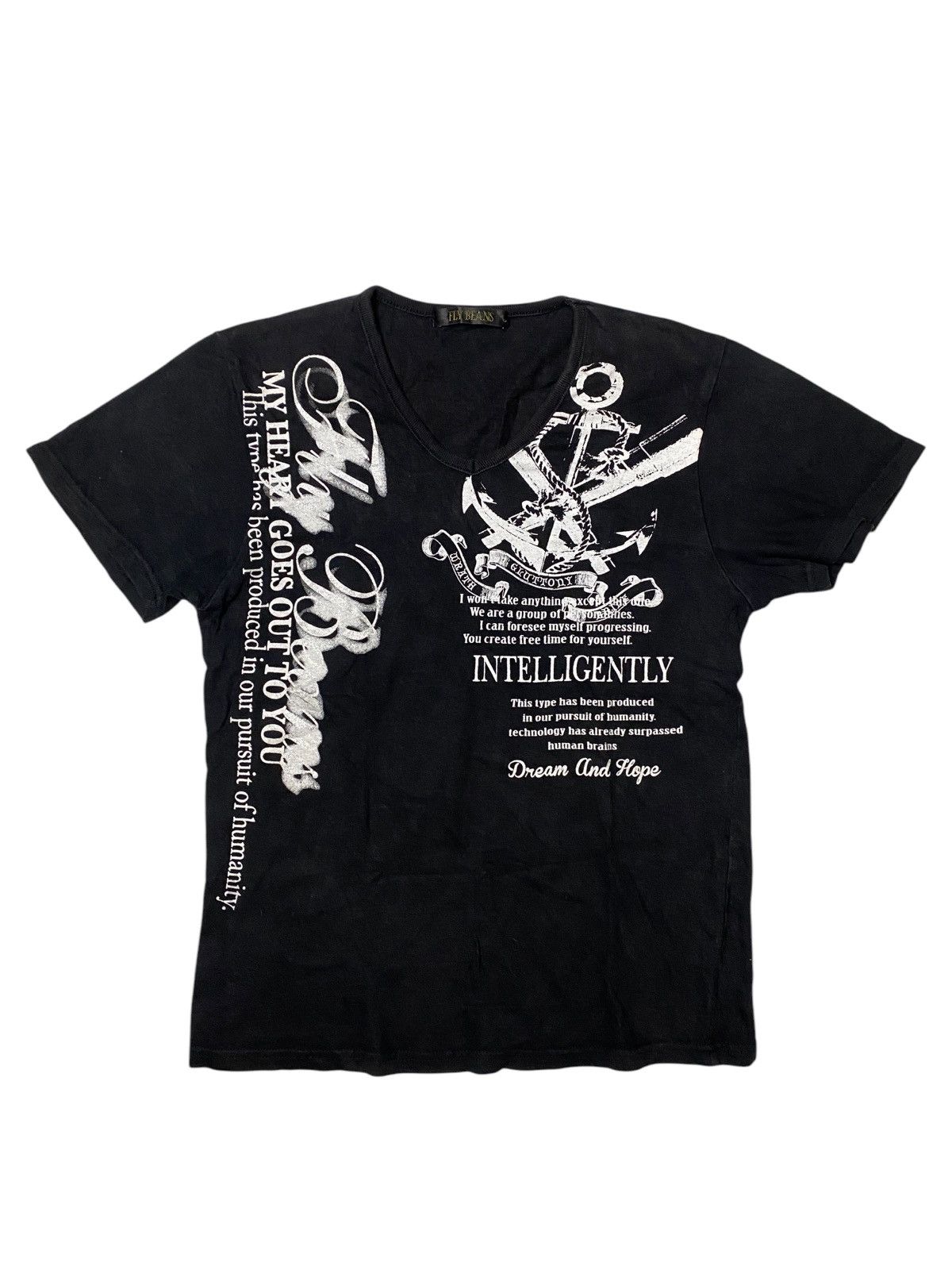 If Six Was Nine 2000's Fly Beans Vkei Poem Tribal Shirt Size US S / EU 44-46 / 1 - 1 Thumbnail