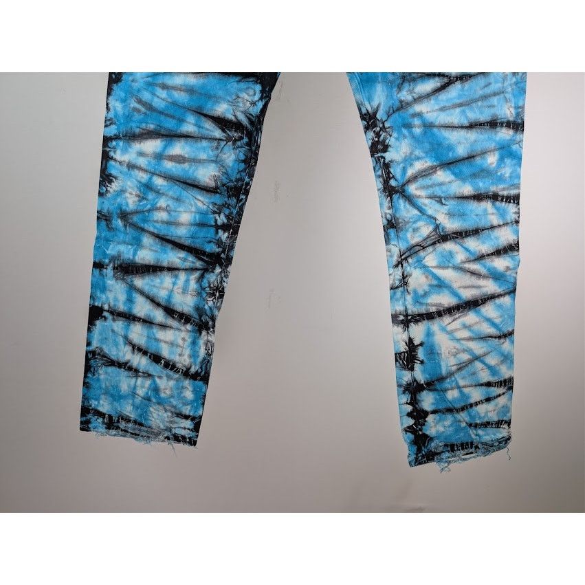 Gallery Dept. o1rshd1 Marley Tie Dye Denim Jeans in Blue / Black / White Size US 36 / EU 52 - 14 Thumbnail