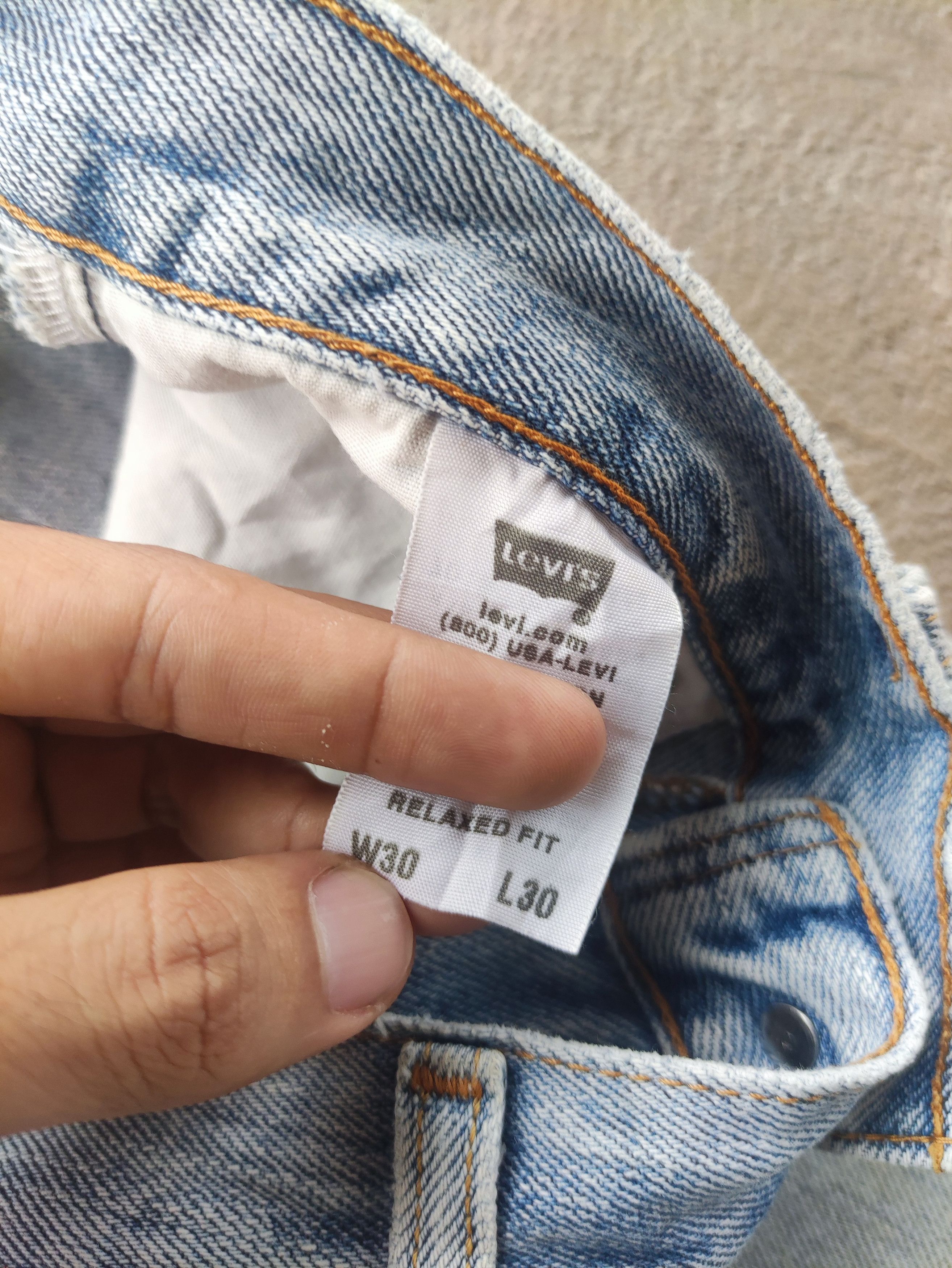 Levi's Vintage Levi's Denim Distress Faded Pants W32 Size US 32 / EU 48 - 7 Thumbnail