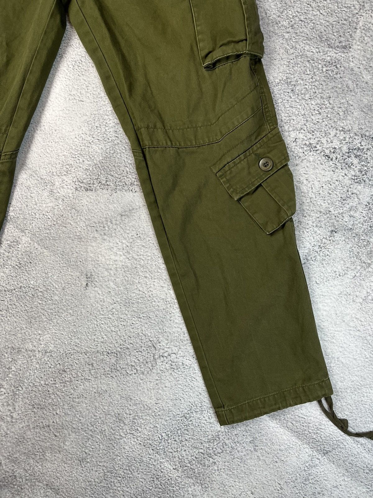 Other Vintage Military multi pocket cargo pants Y2K drill Size US 34 / EU 50 - 5 Thumbnail