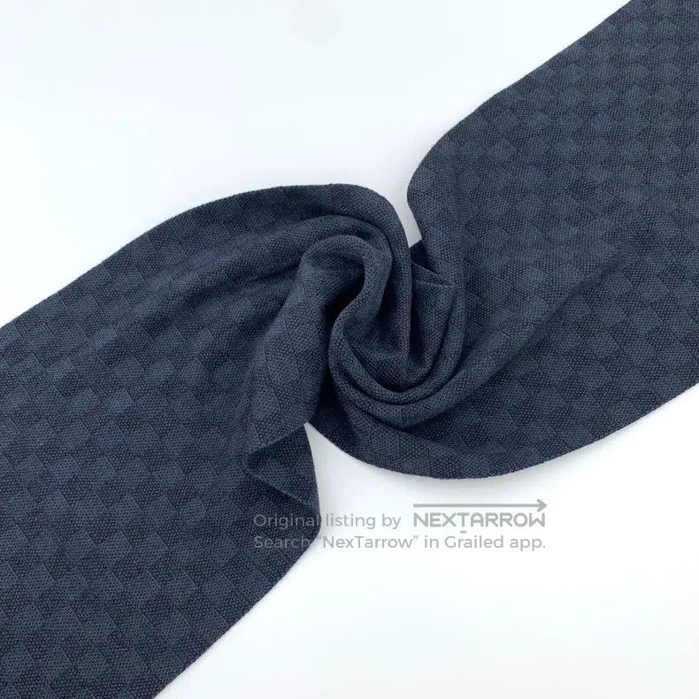 Louis Vuitton Louis Vuitton Dark blue checkerboard logo embroidered wool Size ONE SIZE - 9 Thumbnail