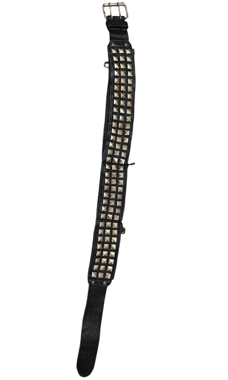 GOREWEAR Studded Wallet Leather Belt Size 32 - 3 Thumbnail