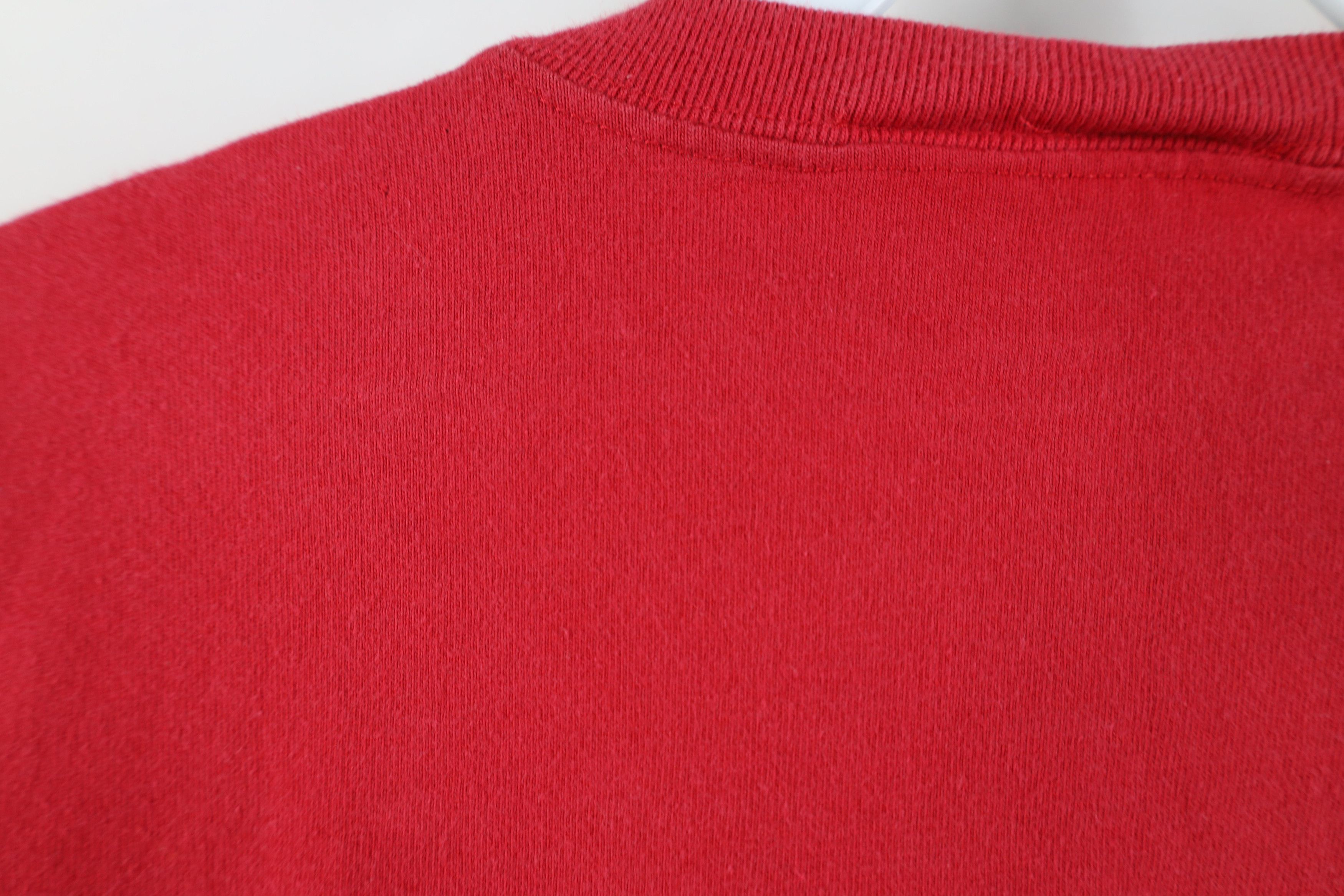 Levi's Vintage 90s Levis Spell Out Short Sleeve T-Shirt Red Size M / US 6-8 / IT 42-44 - 10 Thumbnail