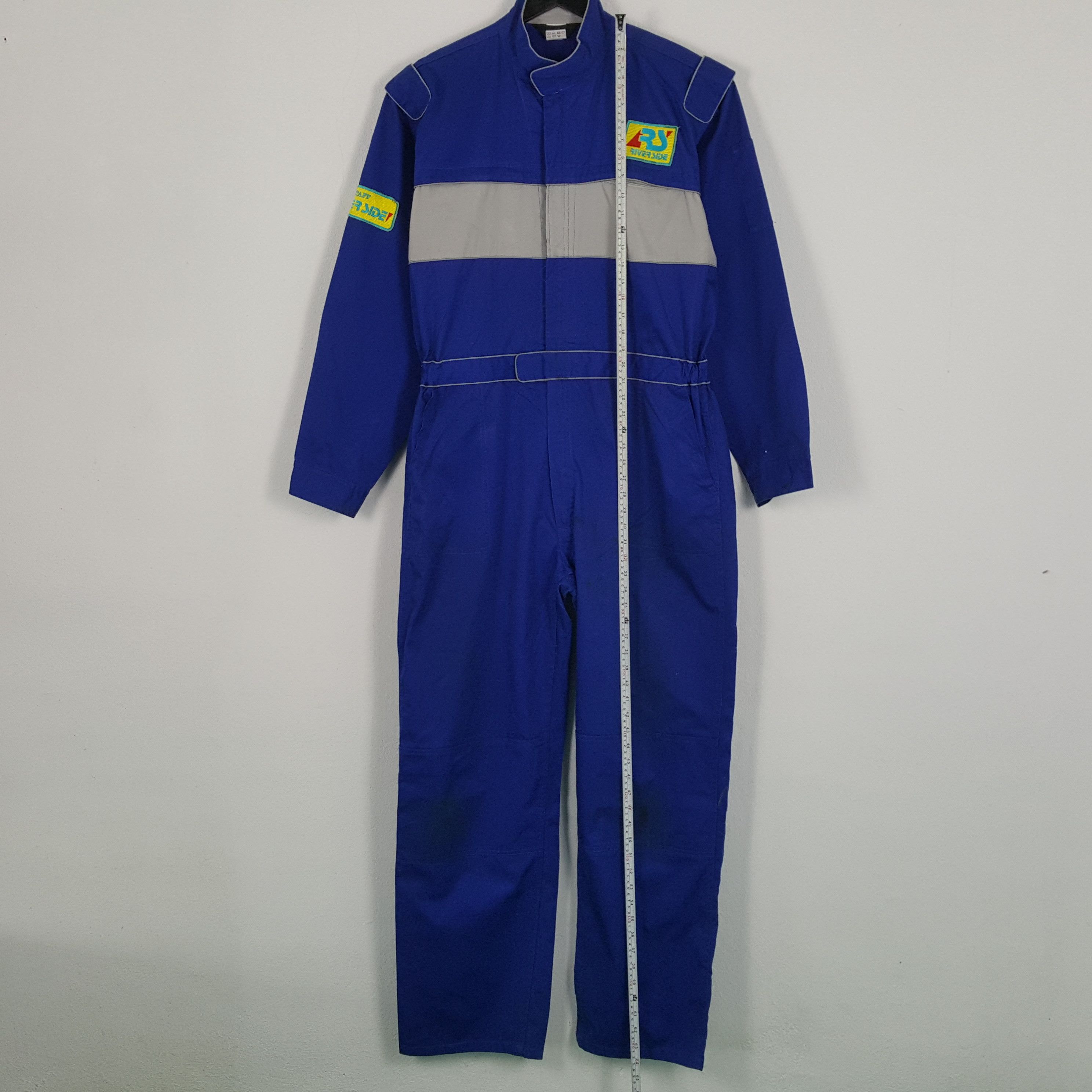 Vintage RIVER SIDE STAFF Workwear Style Coverall Jacket Size US L / EU 52-54 / 3 - 7 Thumbnail