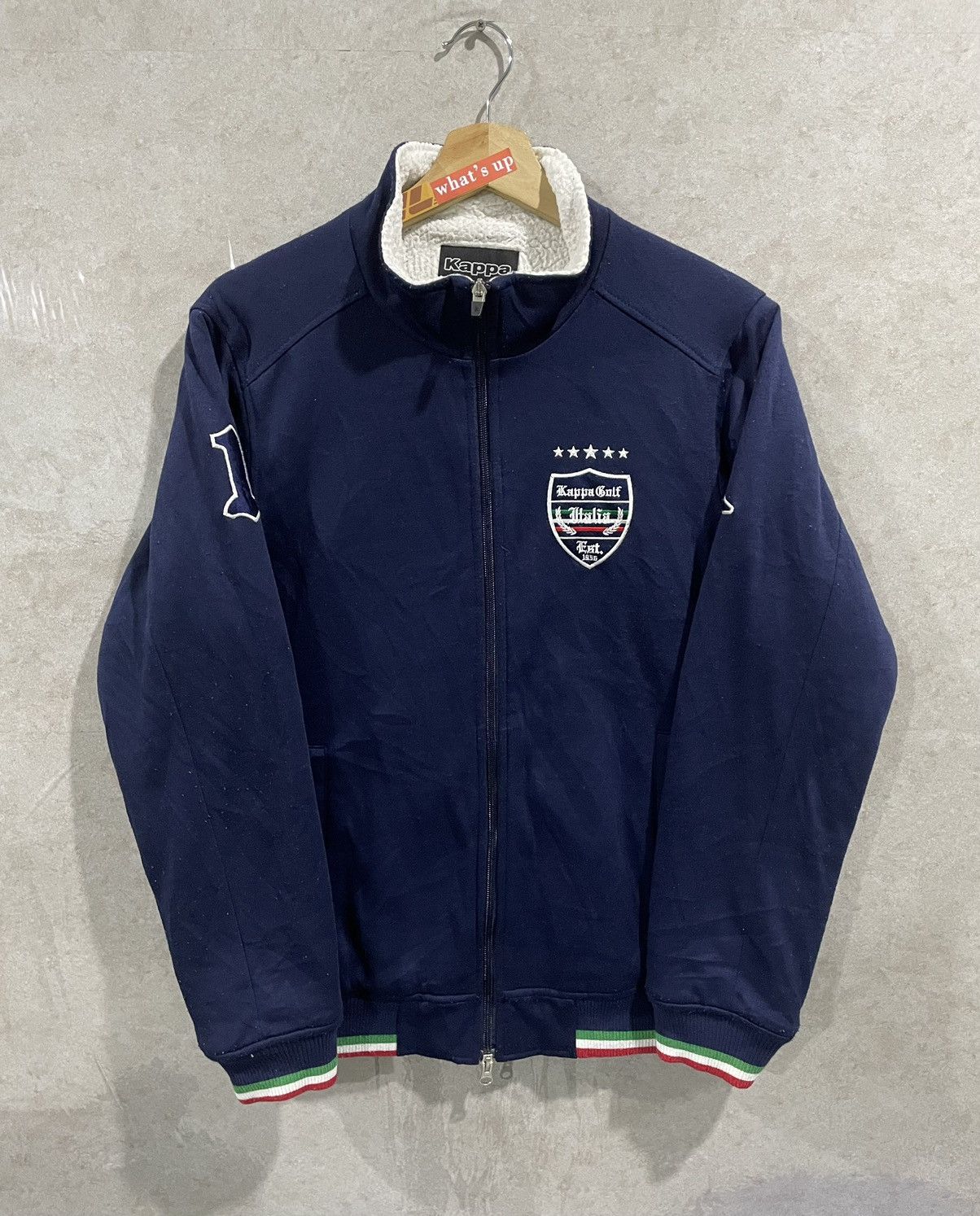 Kappa × Vintage Vtg Kappa Sweater Zip Up Fleece Inside Size US M / EU 48-50 / 2 - 6 Thumbnail